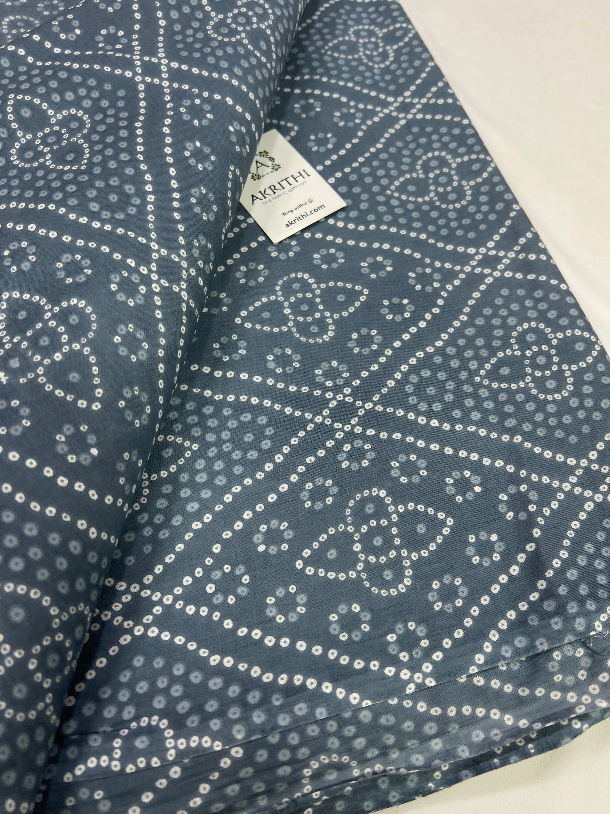Printed pure cotton fabric