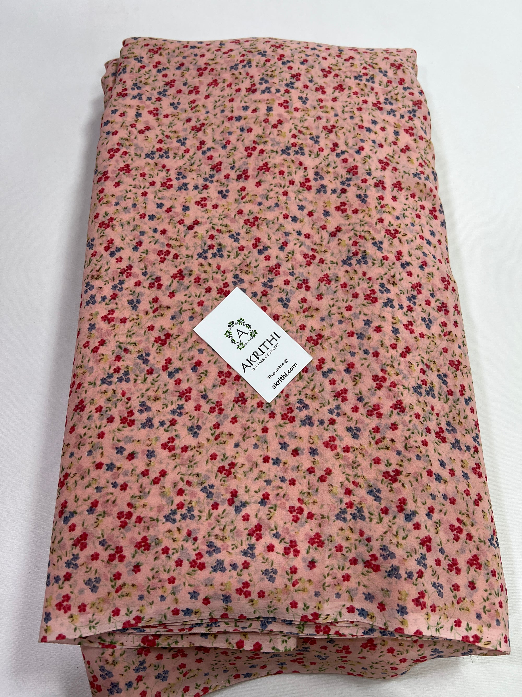 Floral printed georgette fabric 56 inches width