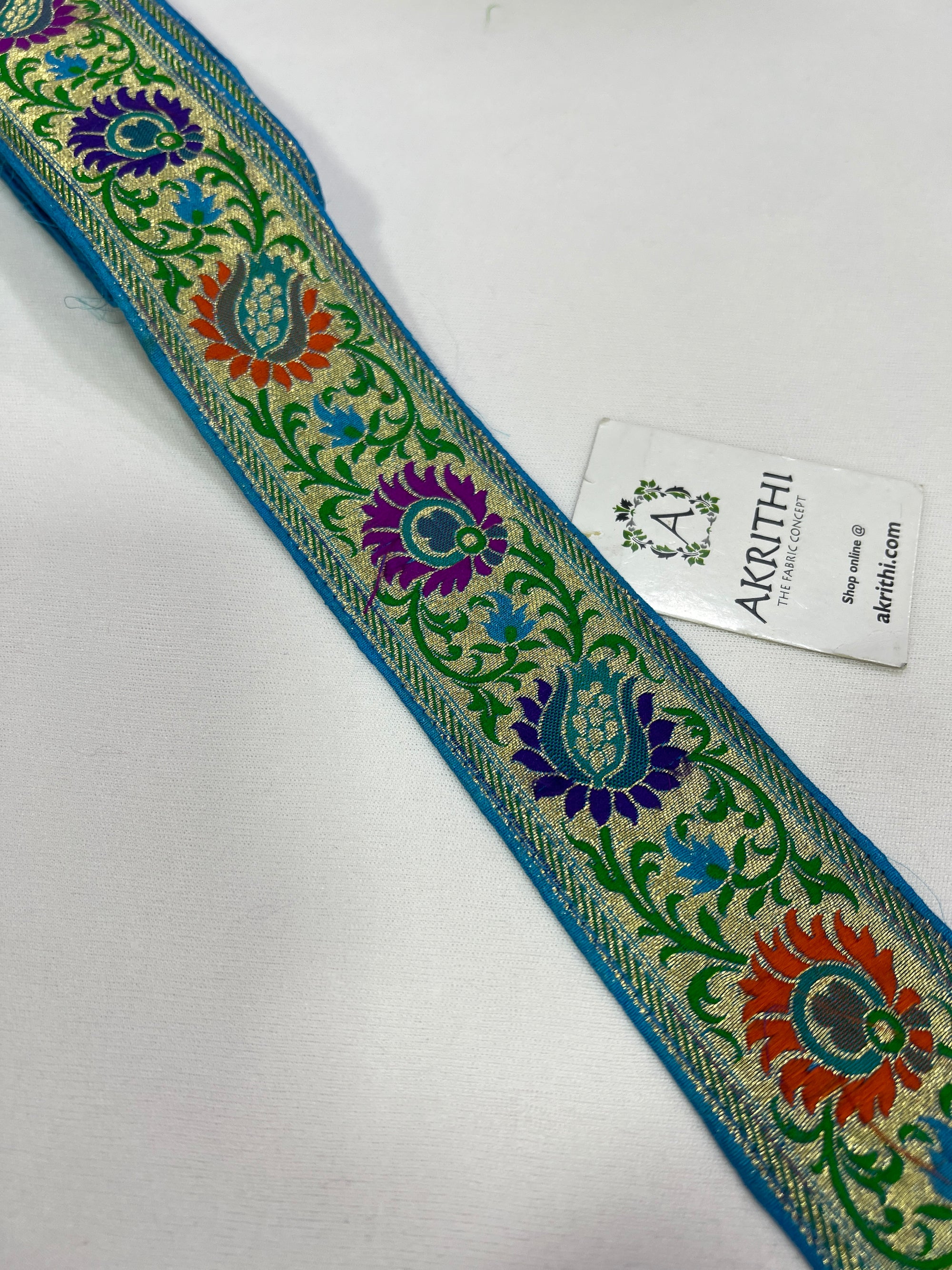Handloom Banarasi lace 9 metres roll