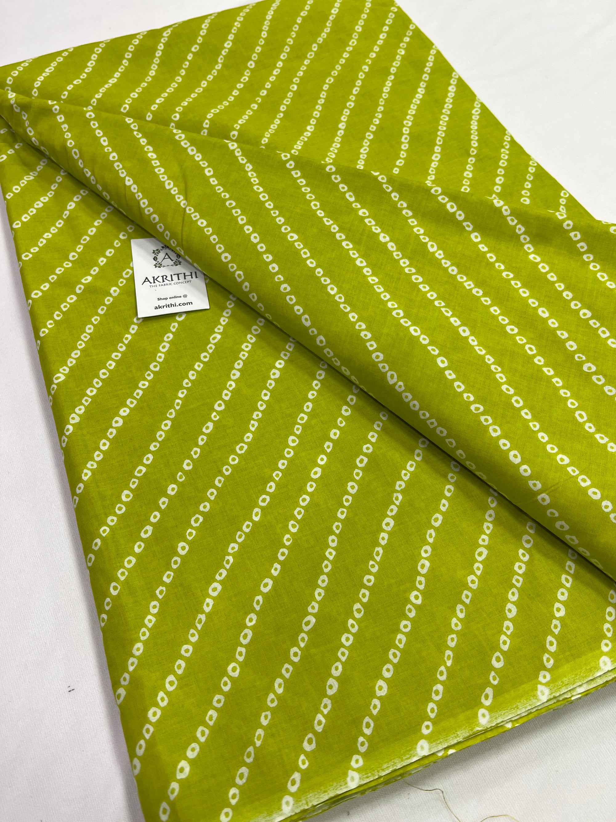 Printed pure cotton fabric