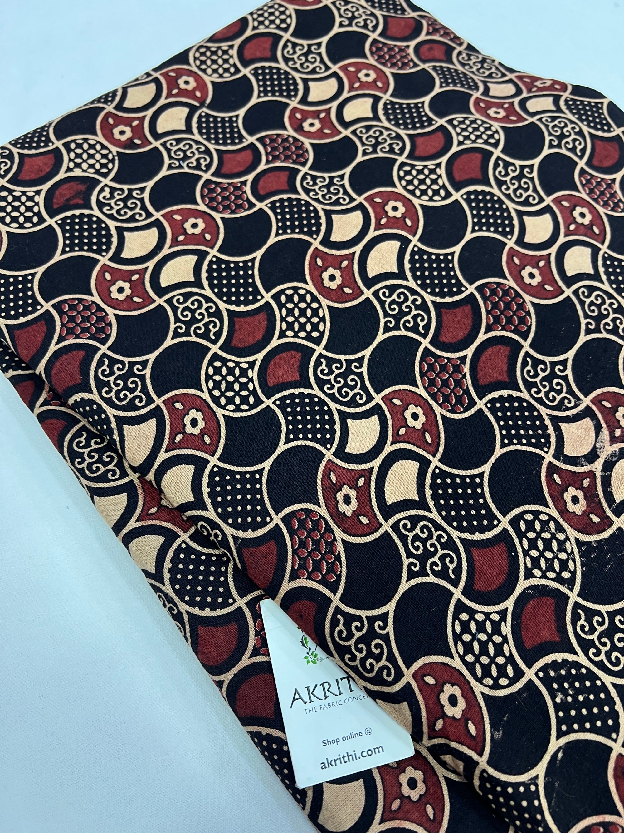 Printed pure cotton fabric