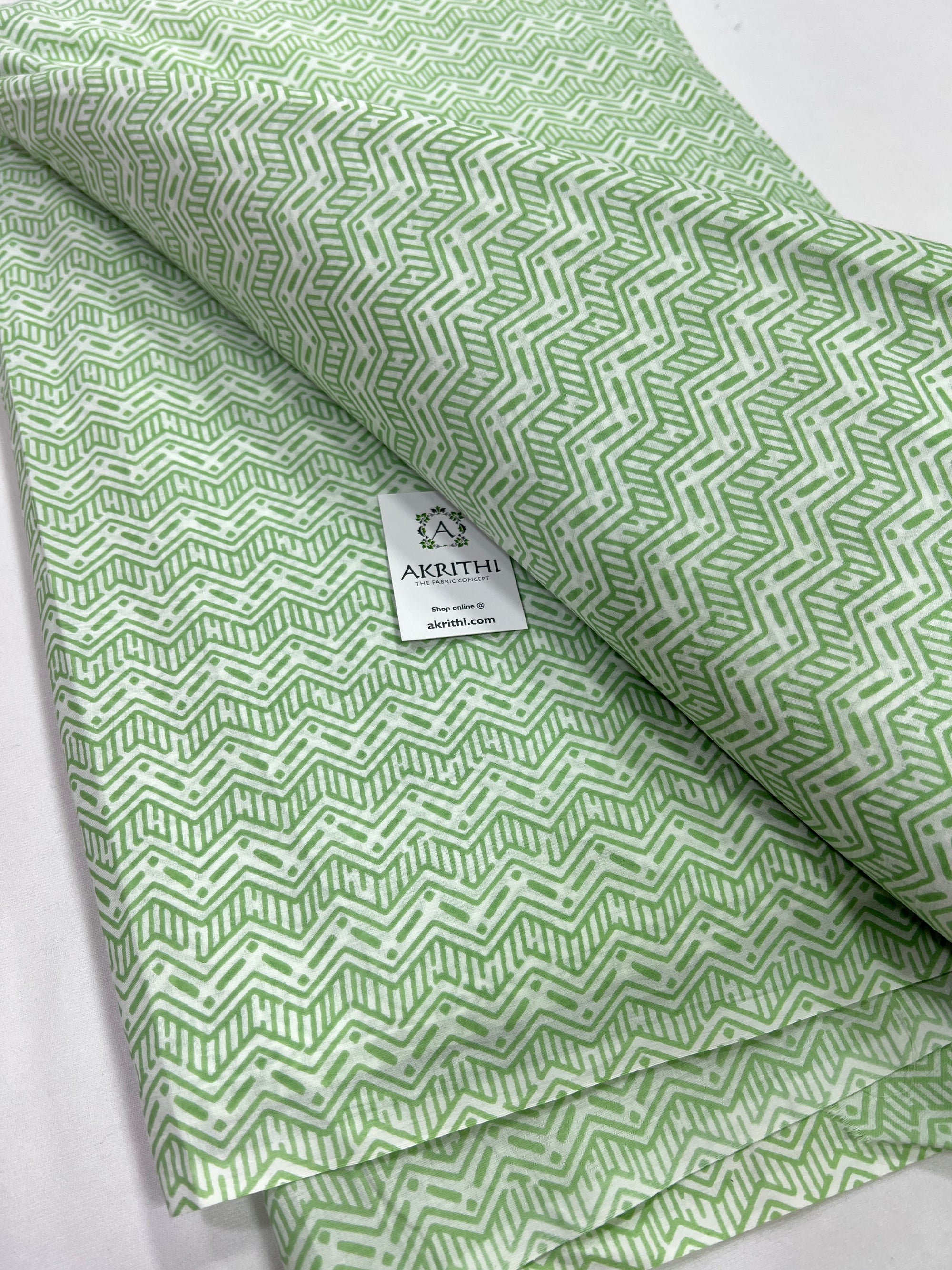 Printed pure cotton fabric
