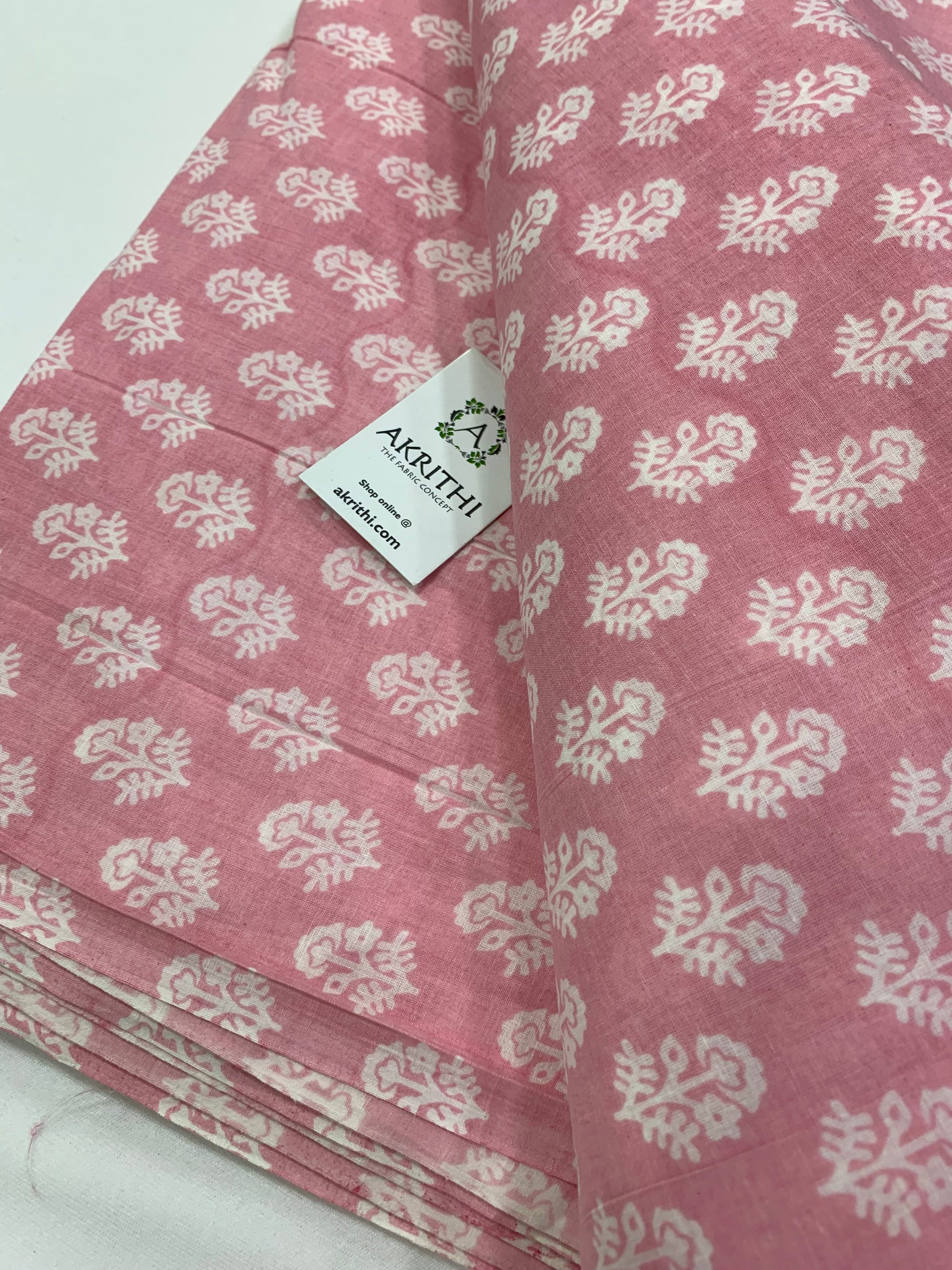 Printed pure cotton fabric