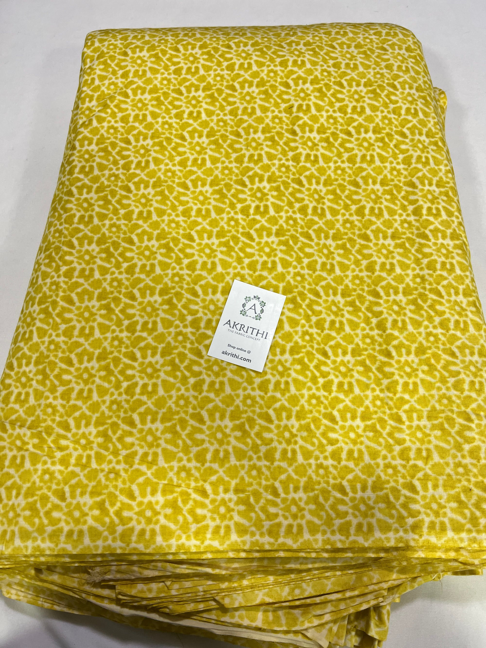 Printed pure cotton fabric