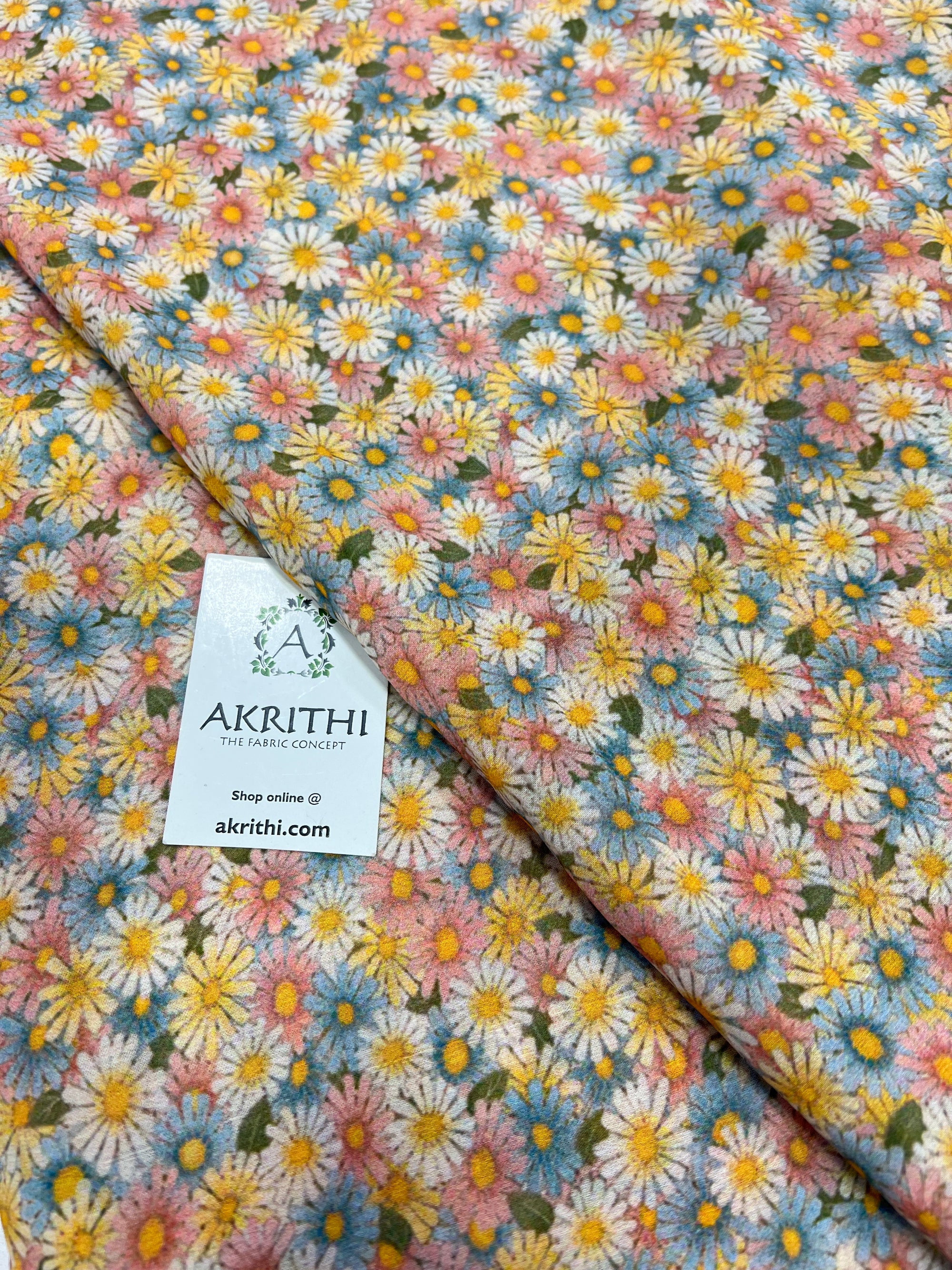 Digital printed georgette saree