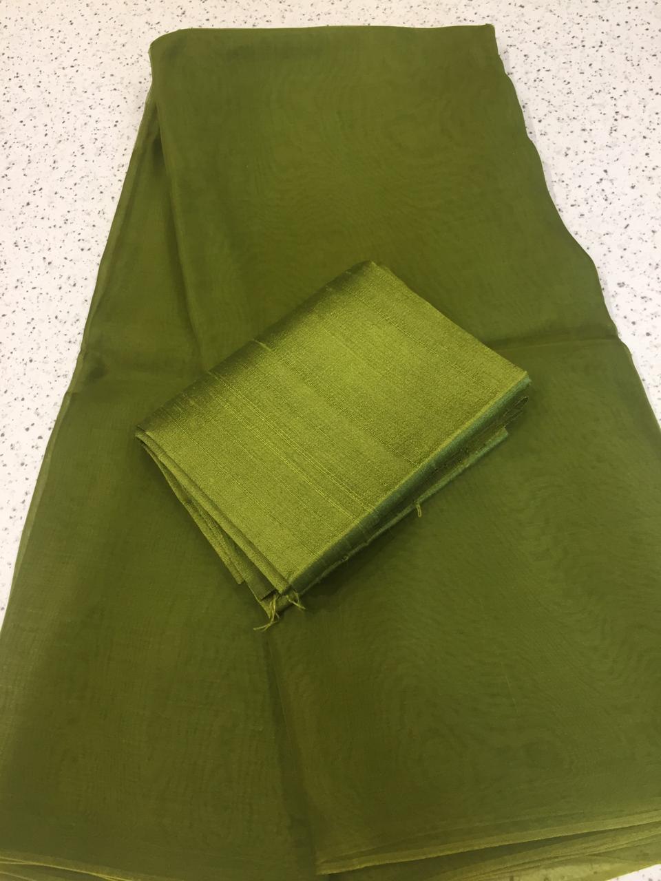 Pure silk organza saree