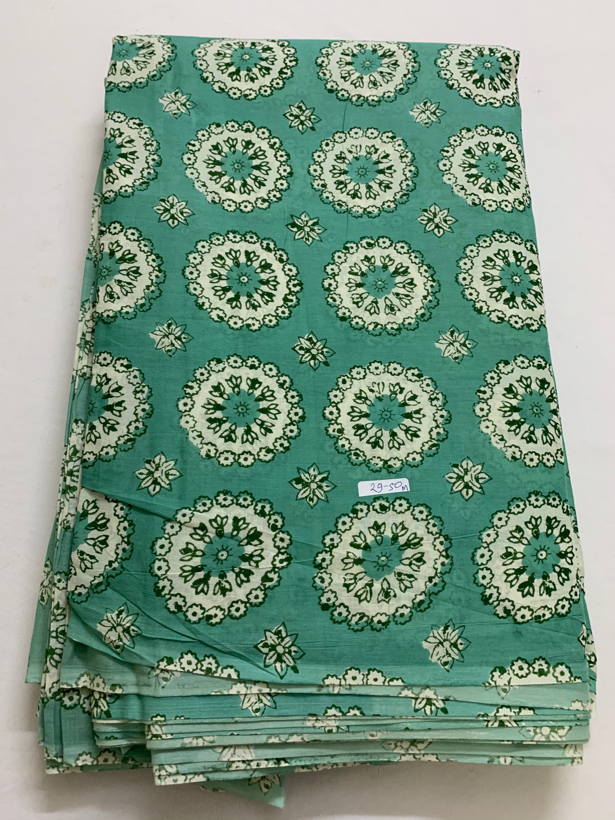 Printed pure cotton fabric