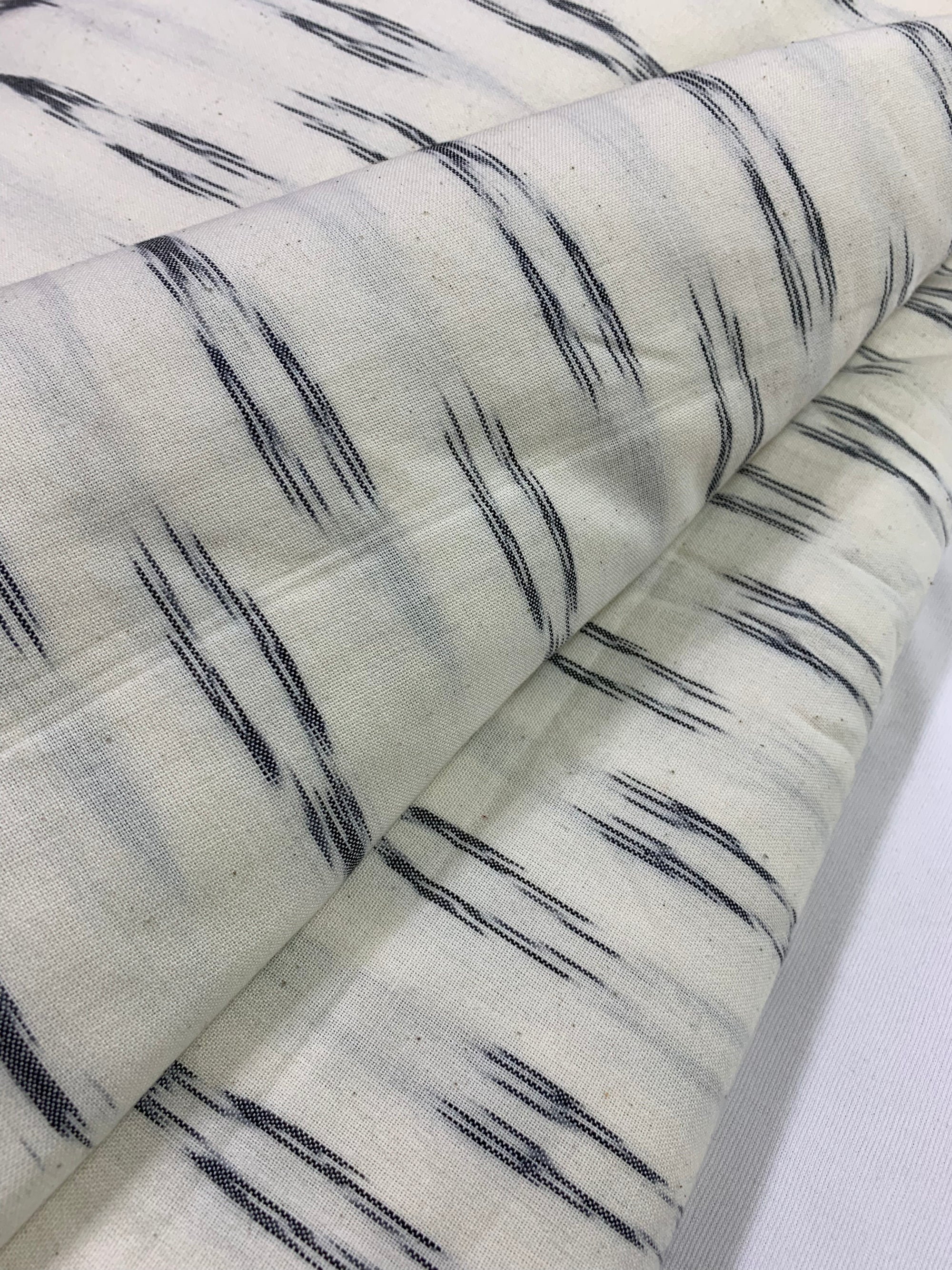 Ikat pure cotton fabric