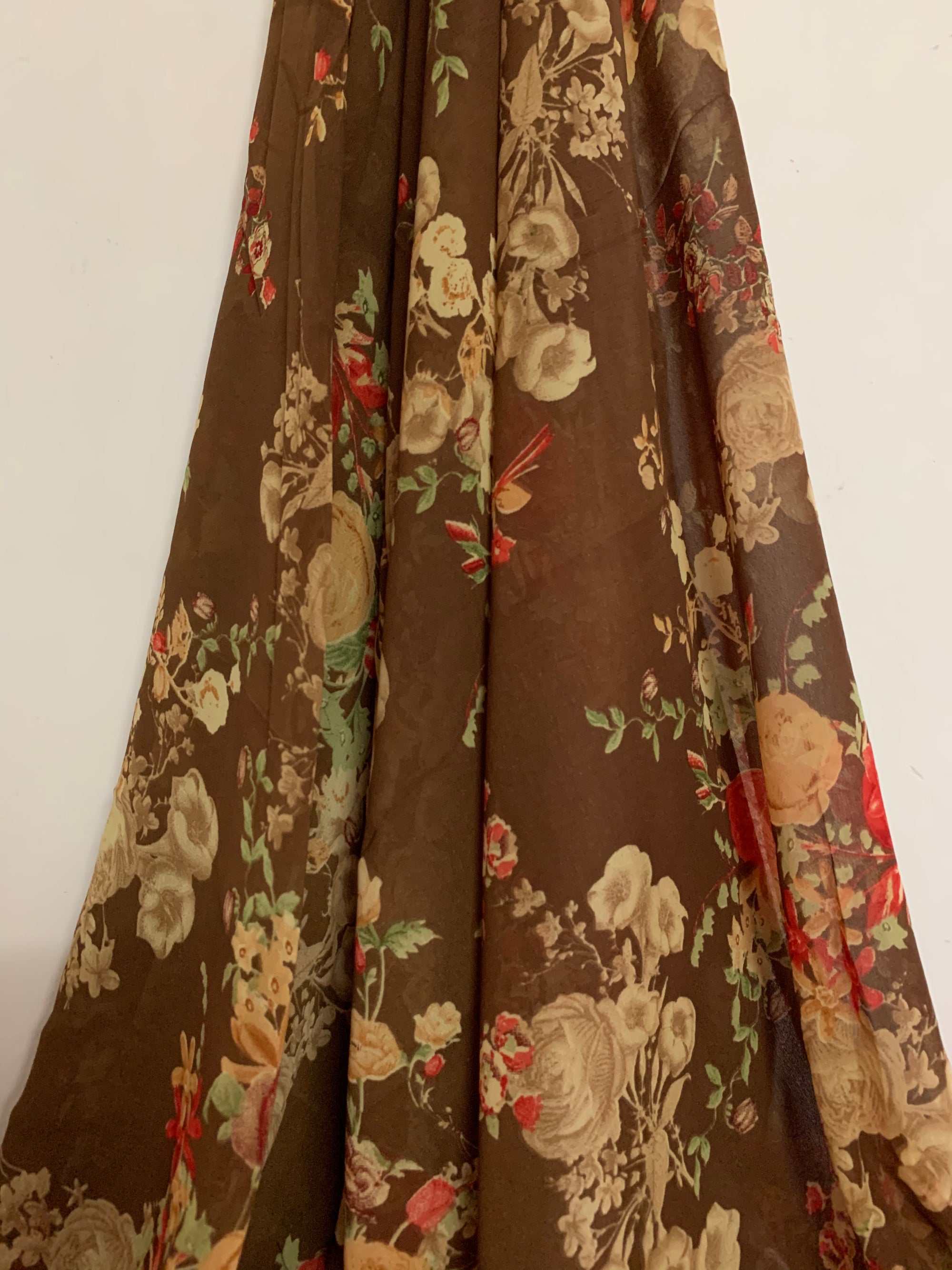 Printed georgette fabric