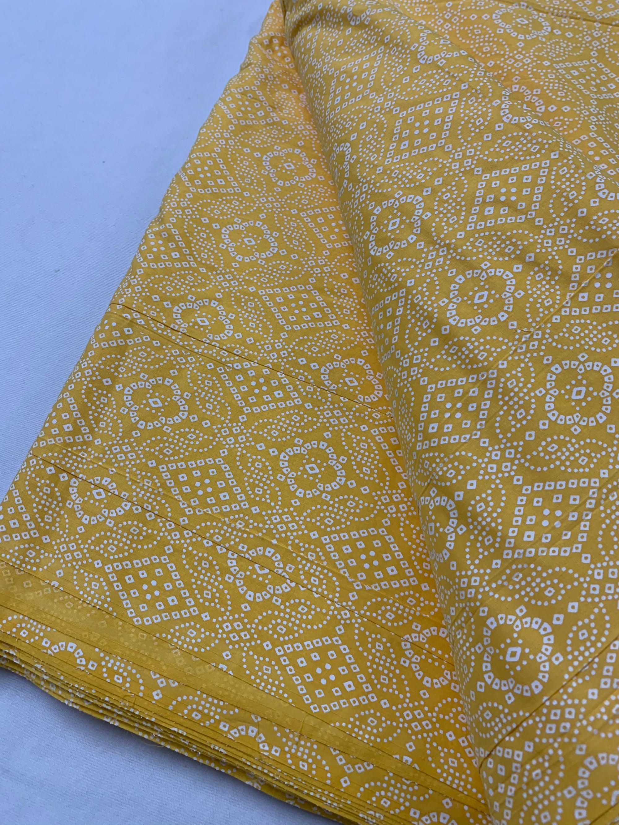 Printed pure cotton fabric