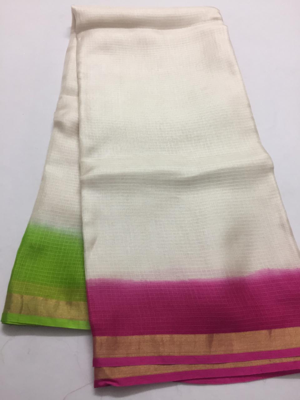 Multishaded Pure kota silk saree