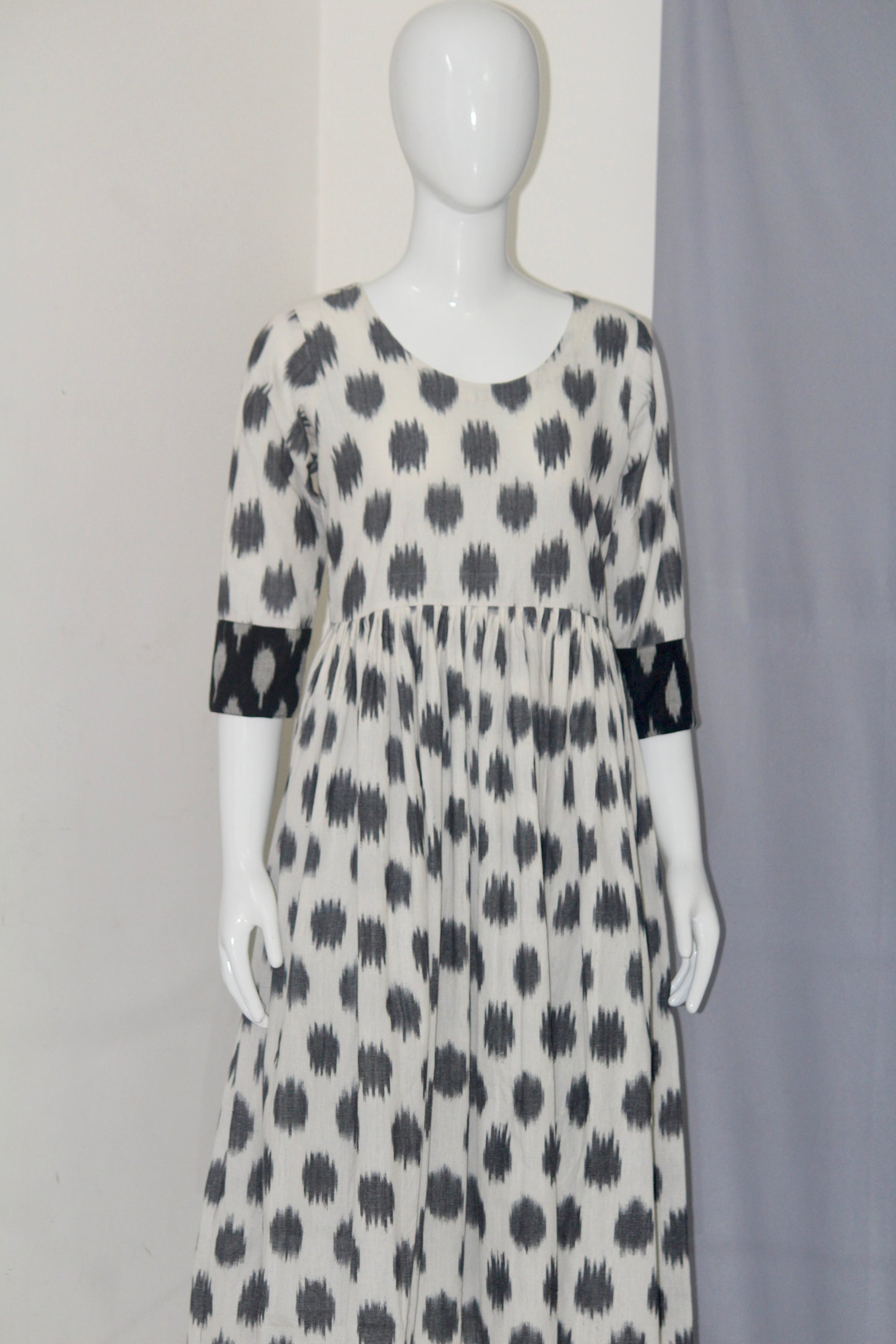 Pure cotton ikat dress