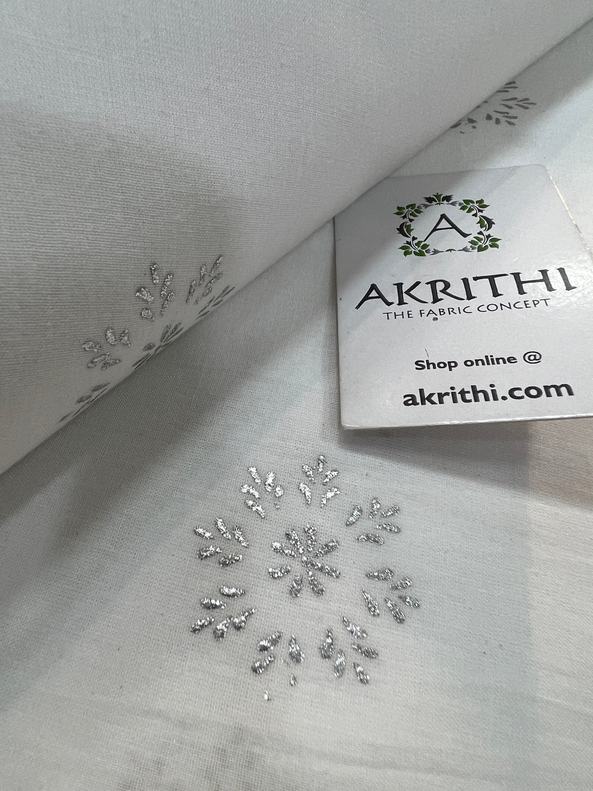 Printed pure cotton fabric