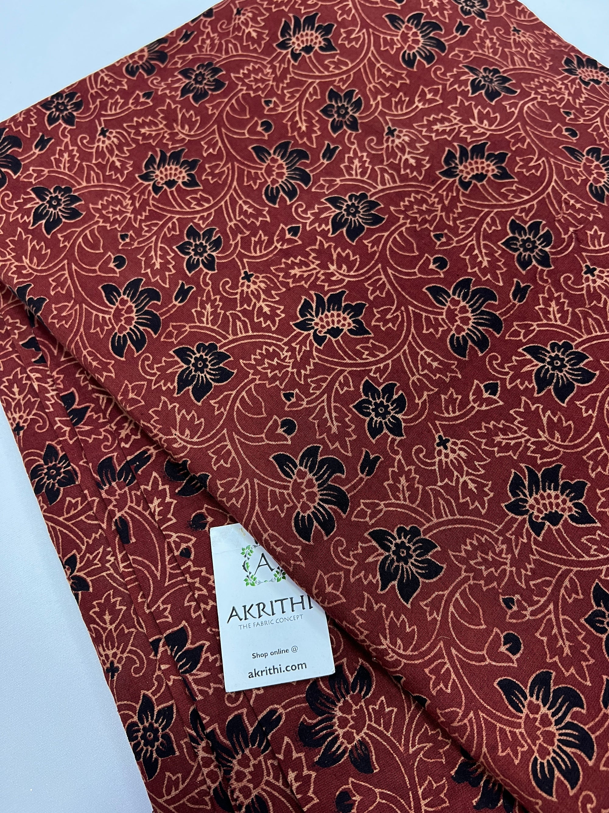 Printed pure cotton fabric