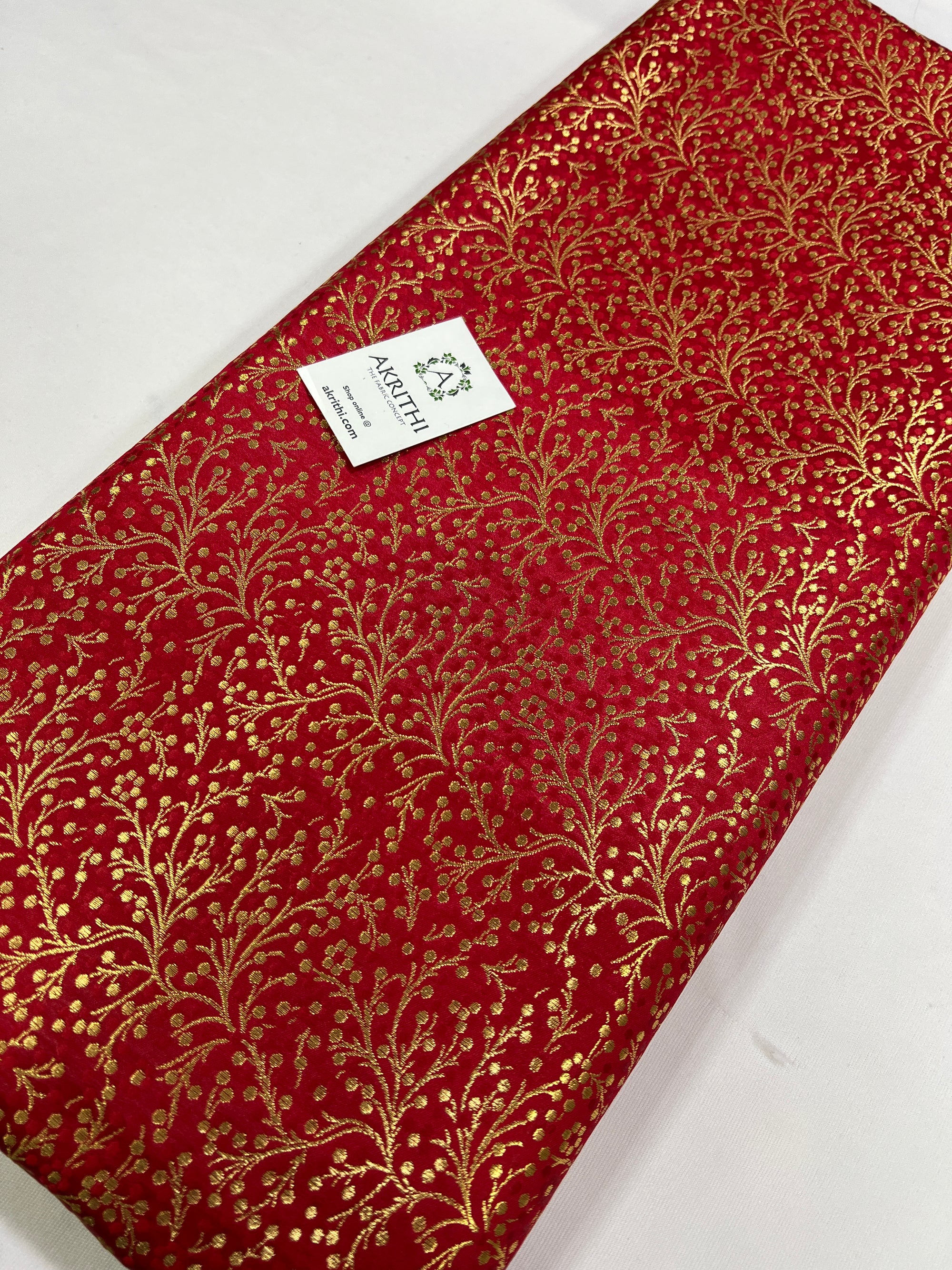 Handloom Banarasi brocade fabric