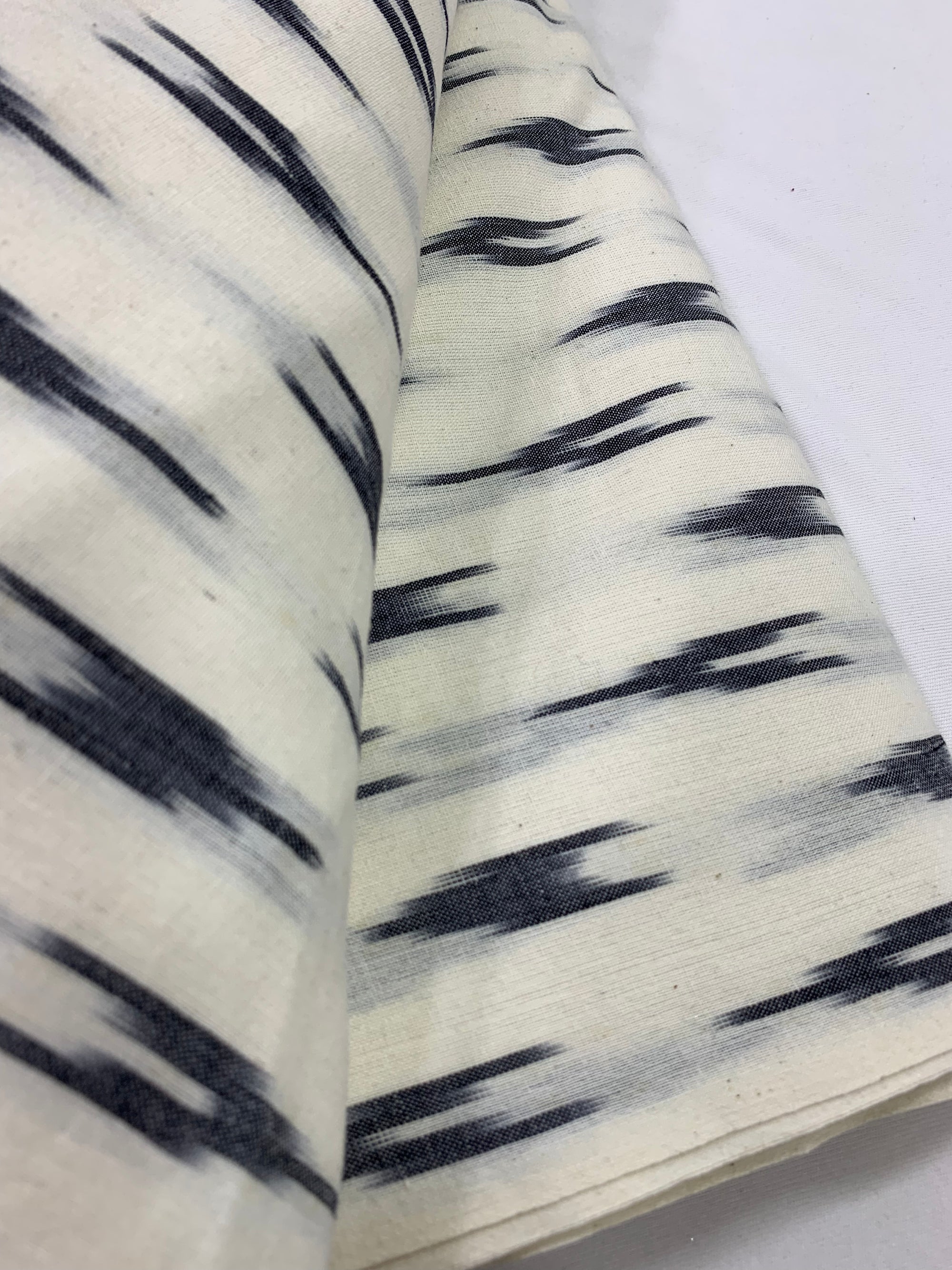 Handloom Ikat pure cotton fabric