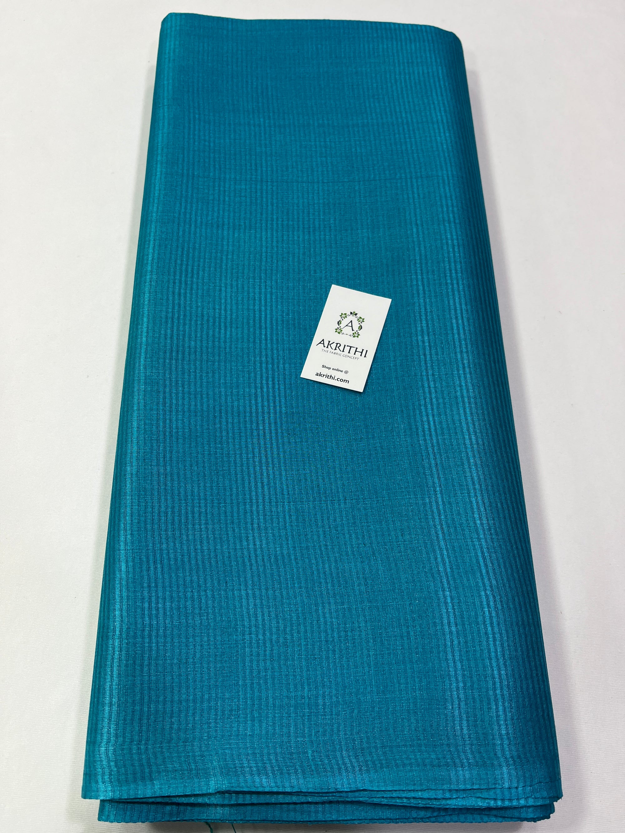 Striped Pure Tussar silk fabric