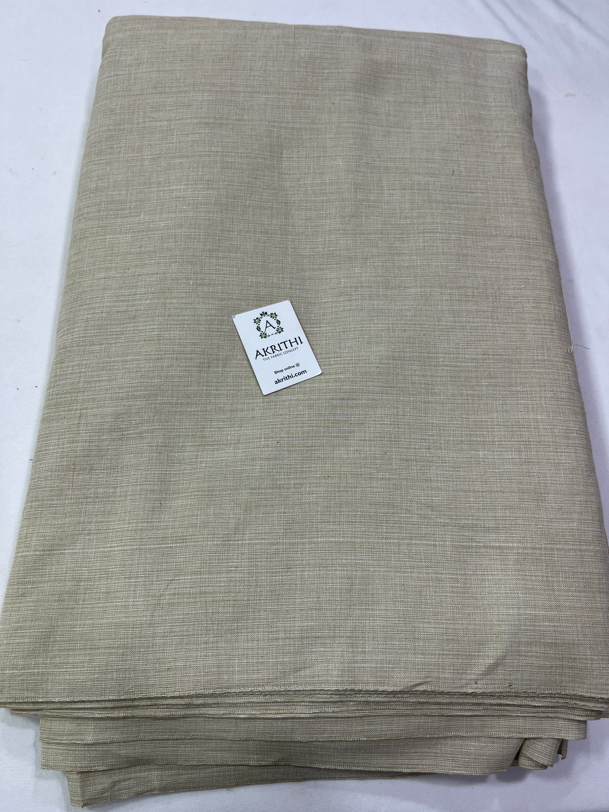 Plain cotton fabric