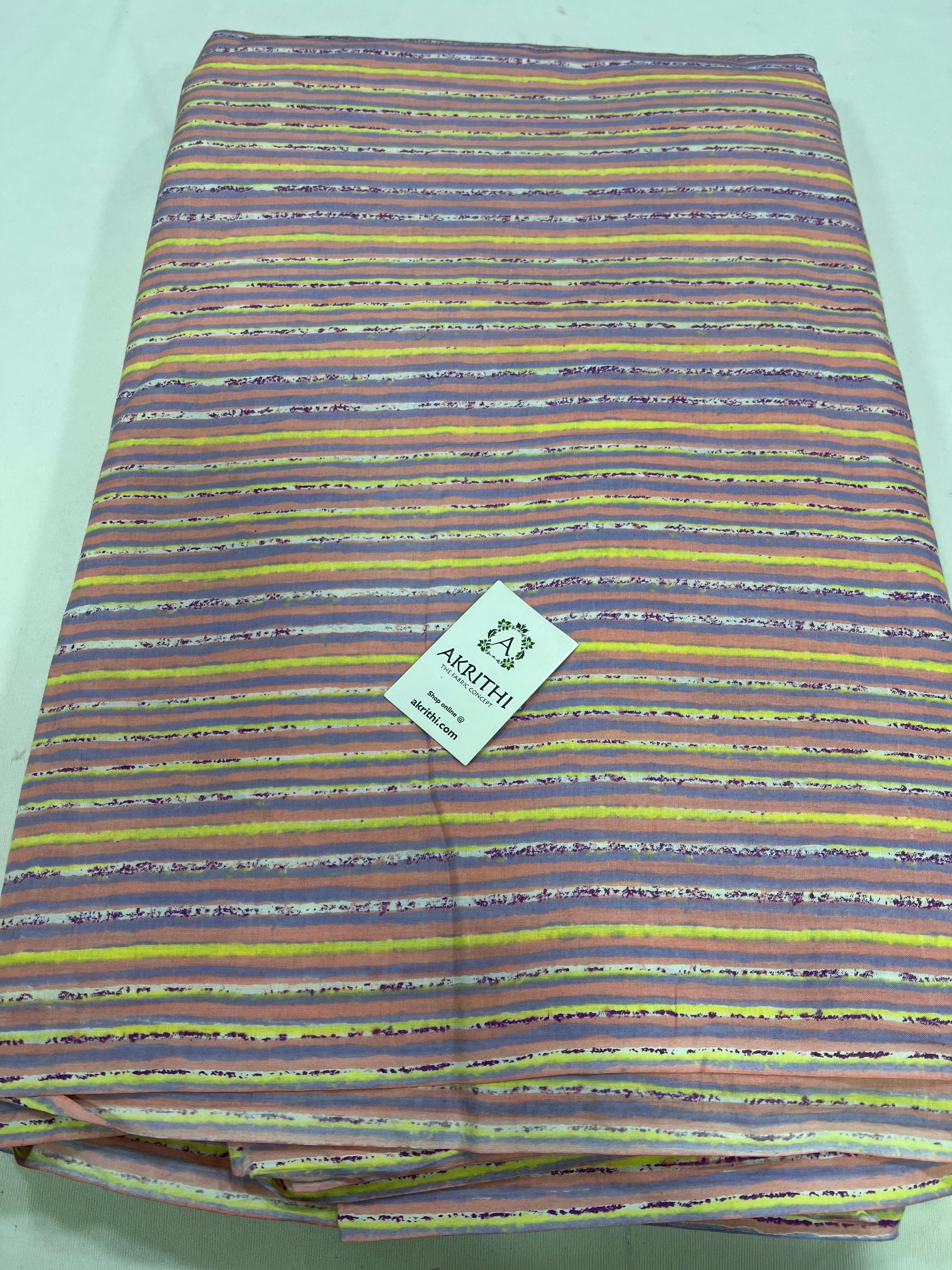 Printed pure cotton fabric