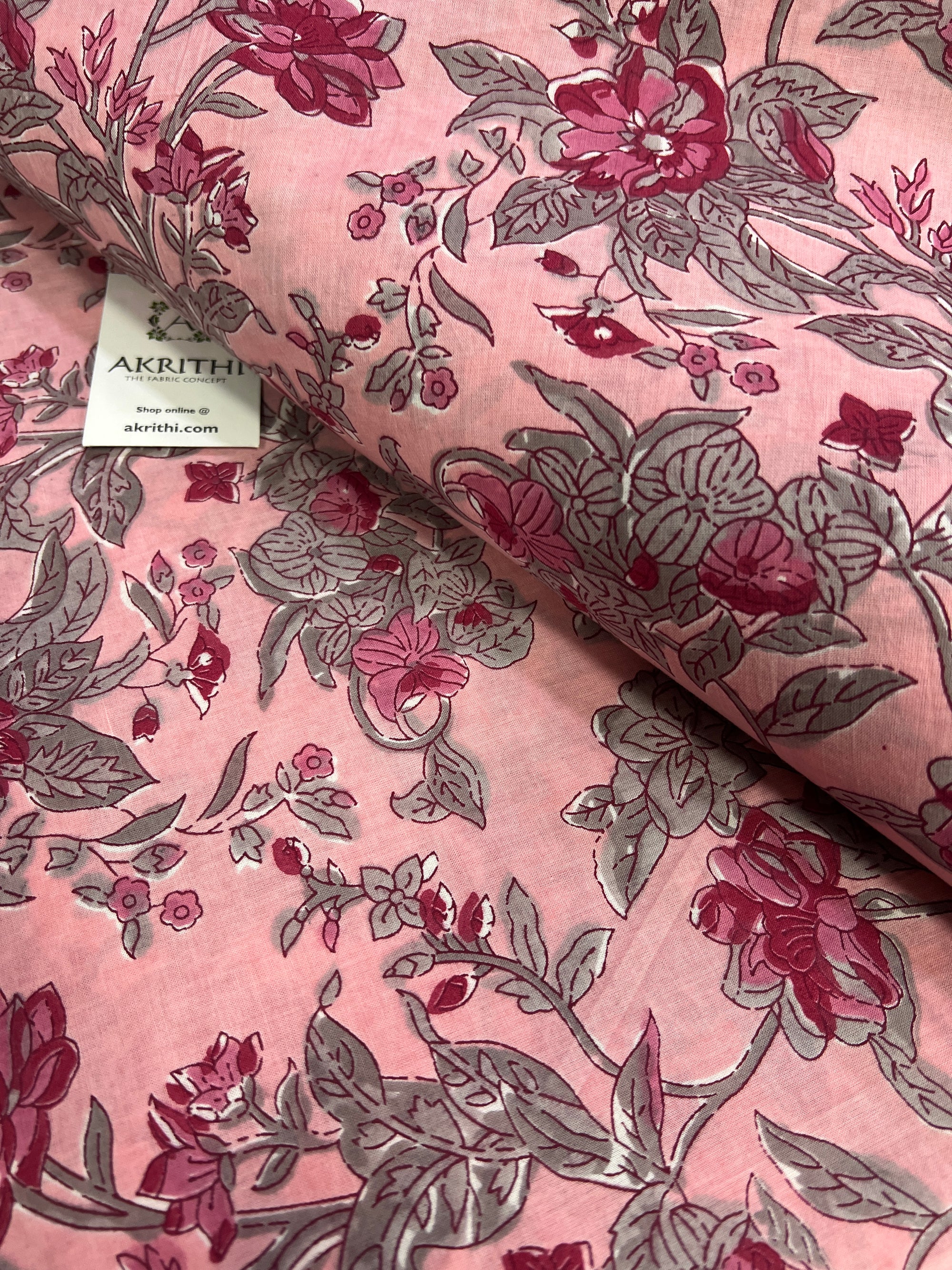 Printed pure cotton fabric