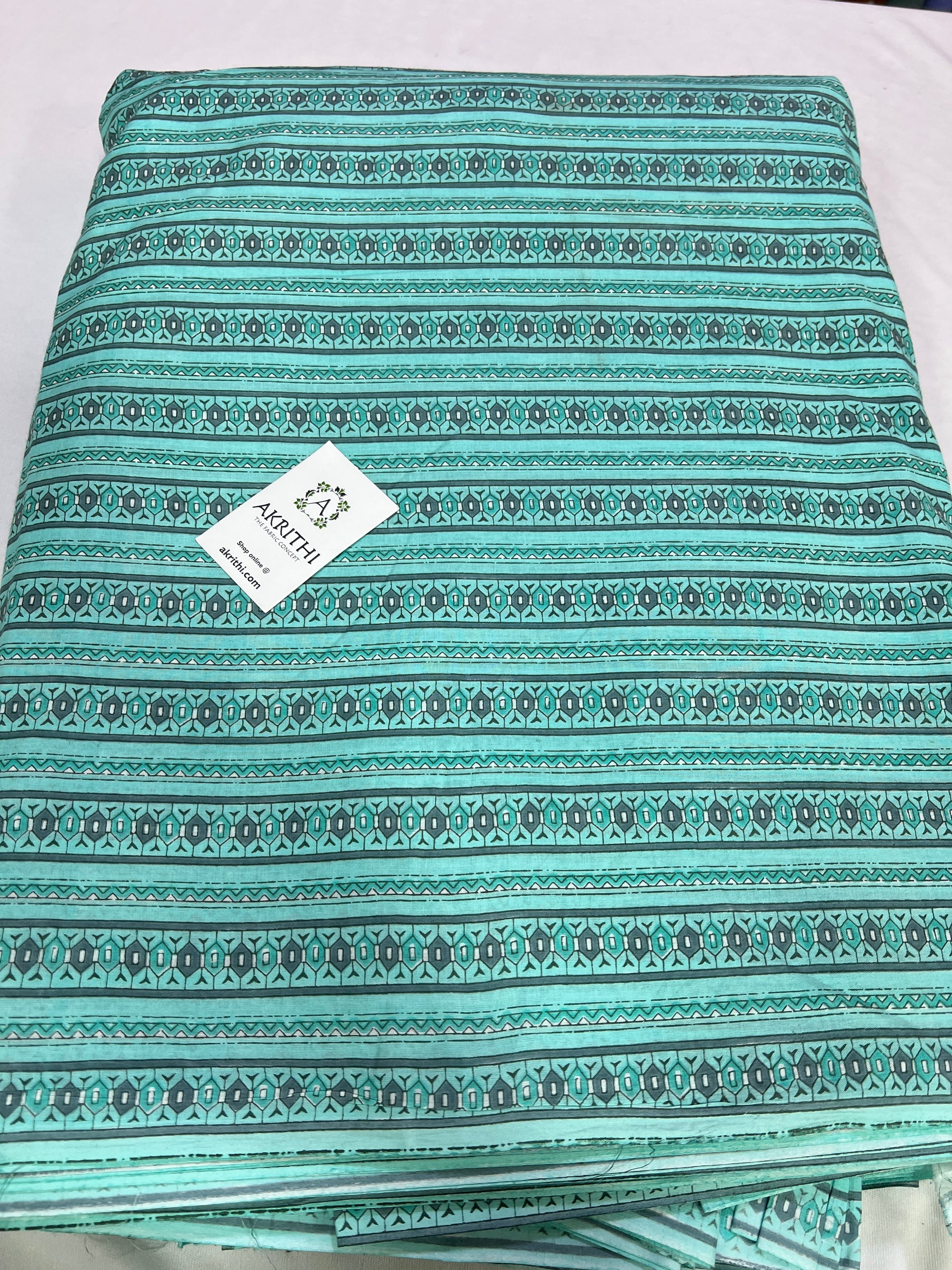 Printed pure cotton fabric