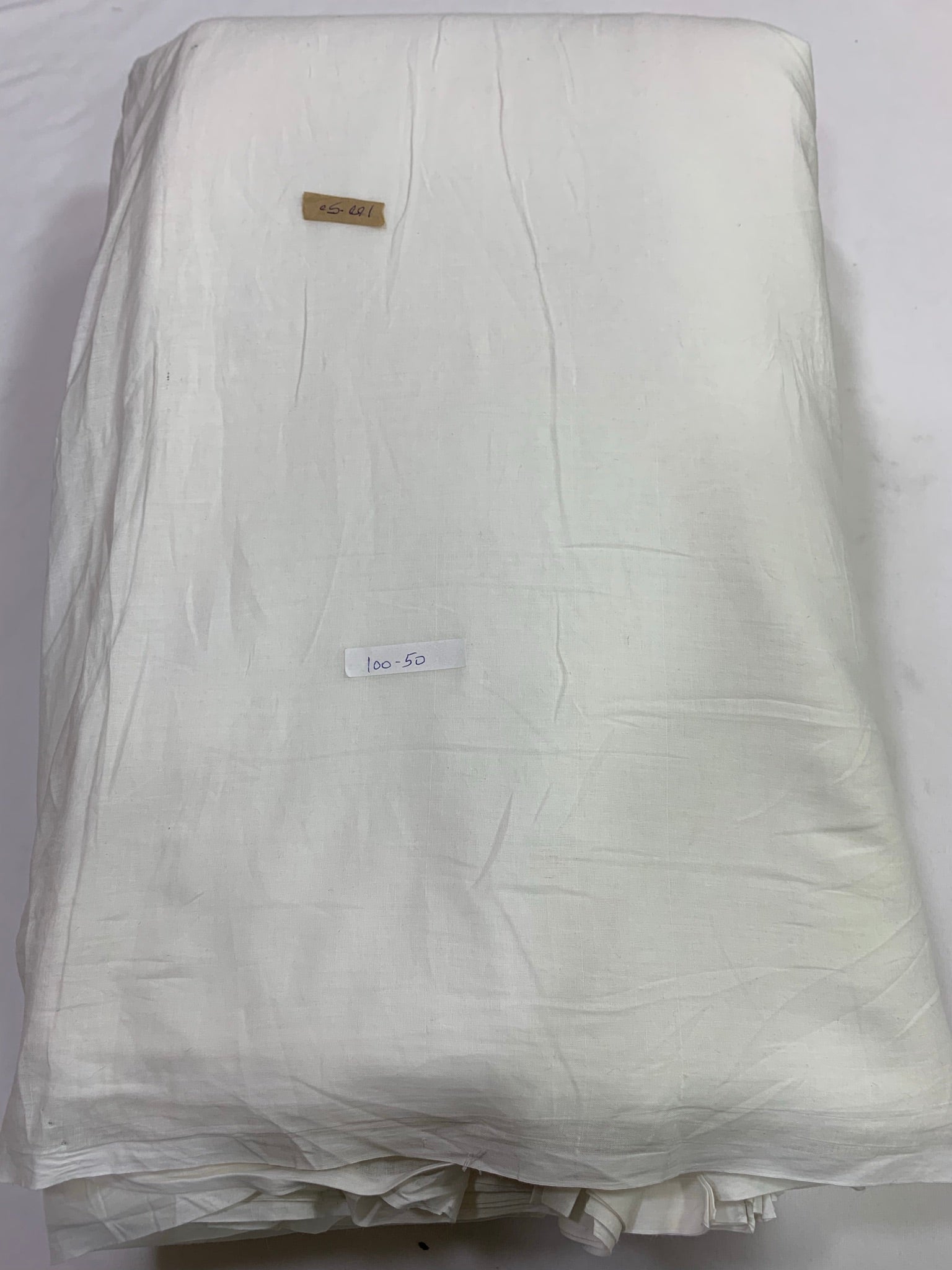 Plain pure poplin cotton fabric