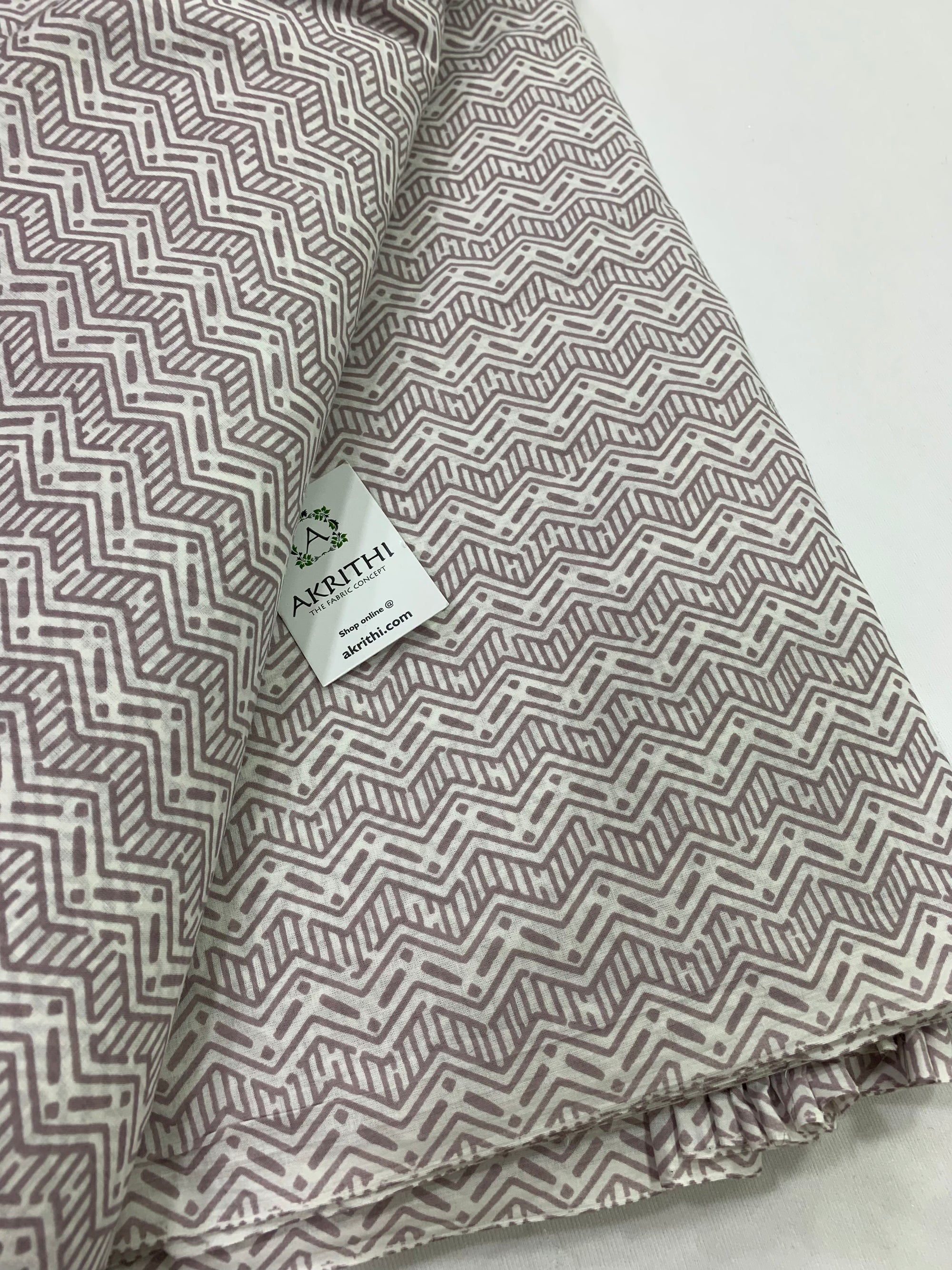 Printed pure cotton fabric