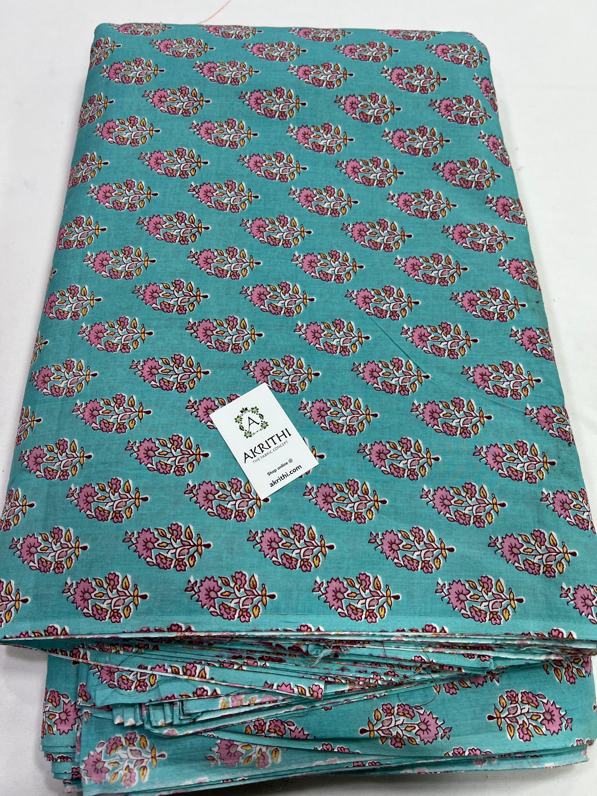Printed pure cotton fabric