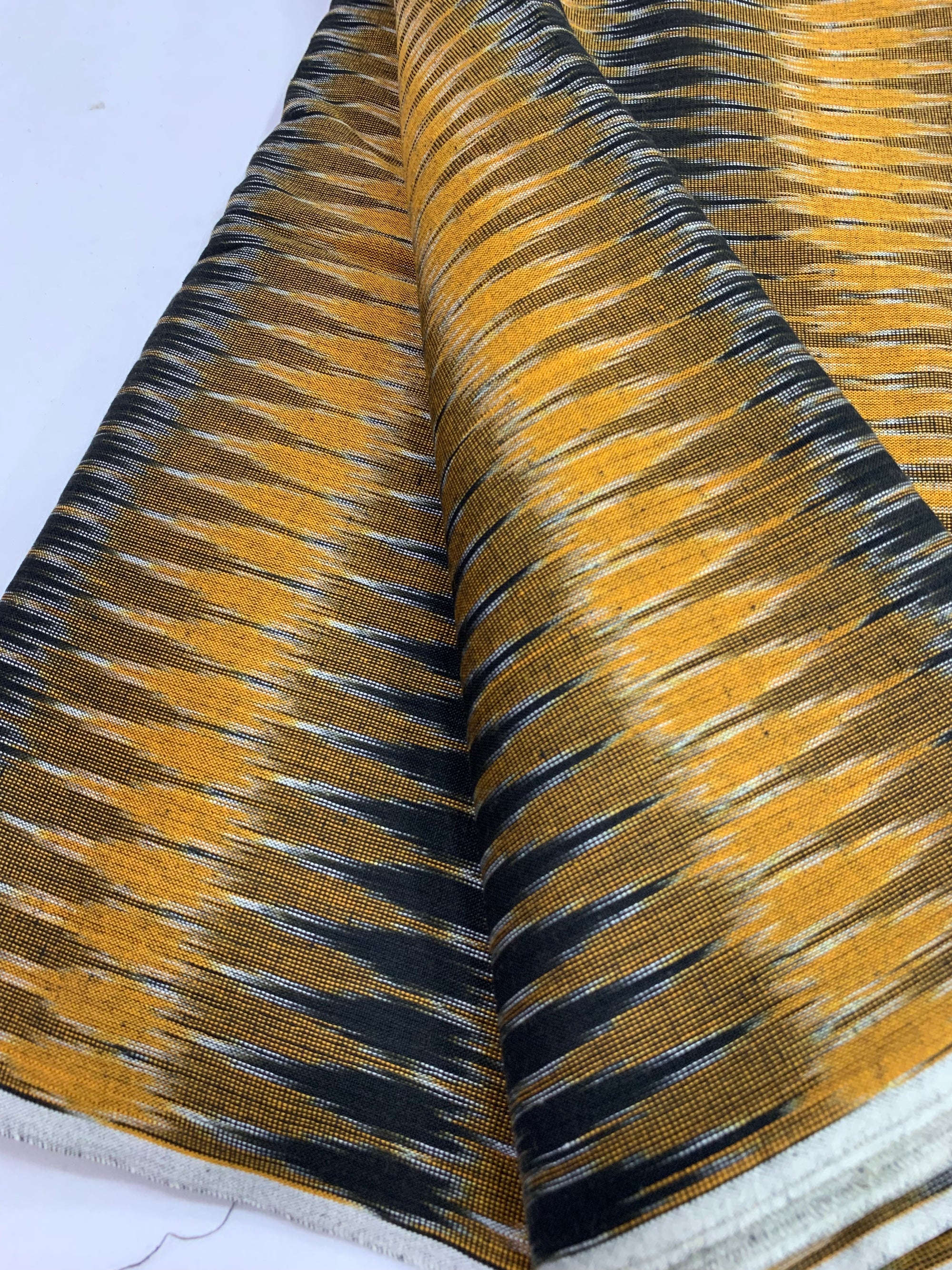 Handloom Ikat pure cotton fabric