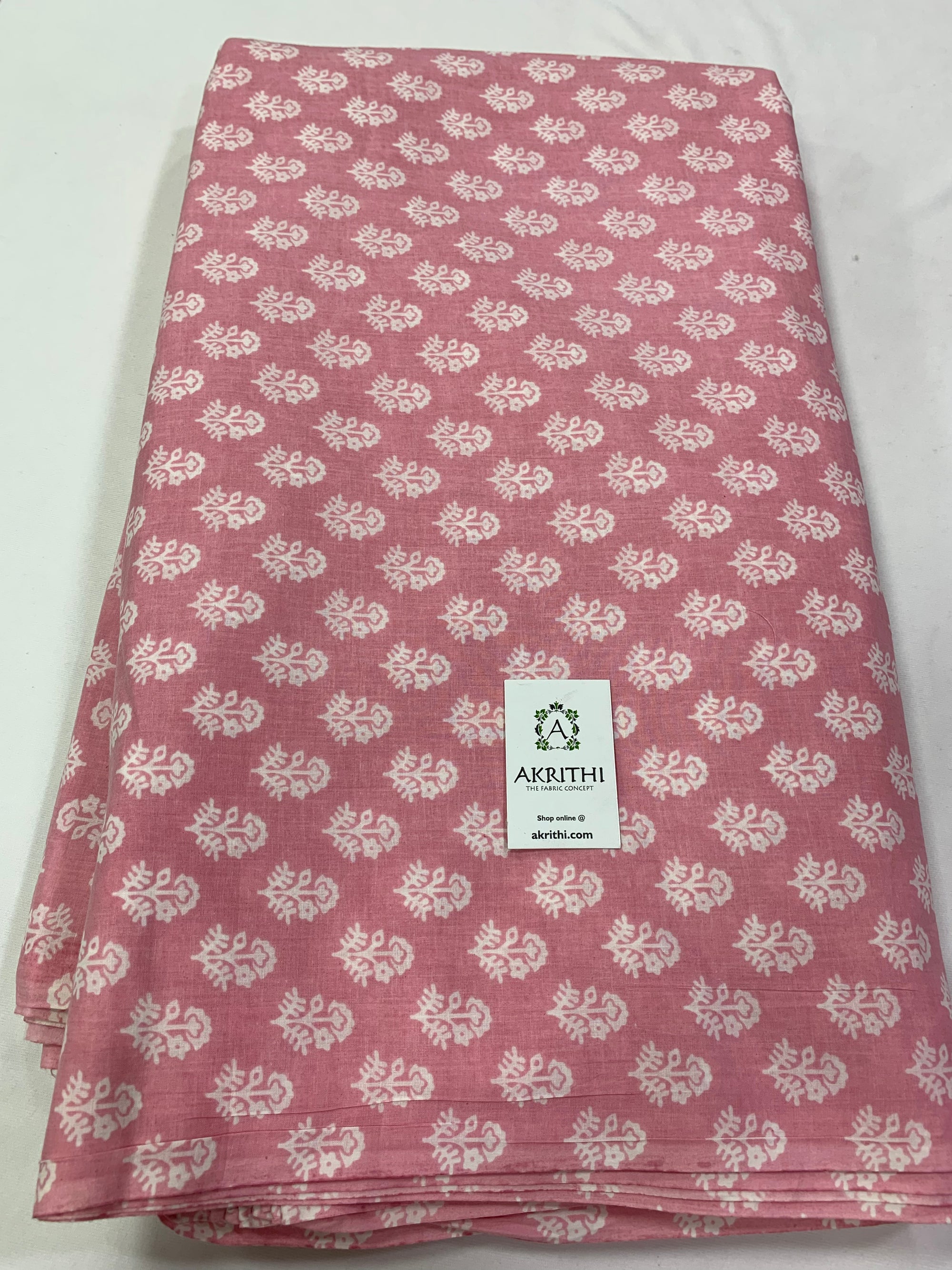 Printed pure cotton fabric
