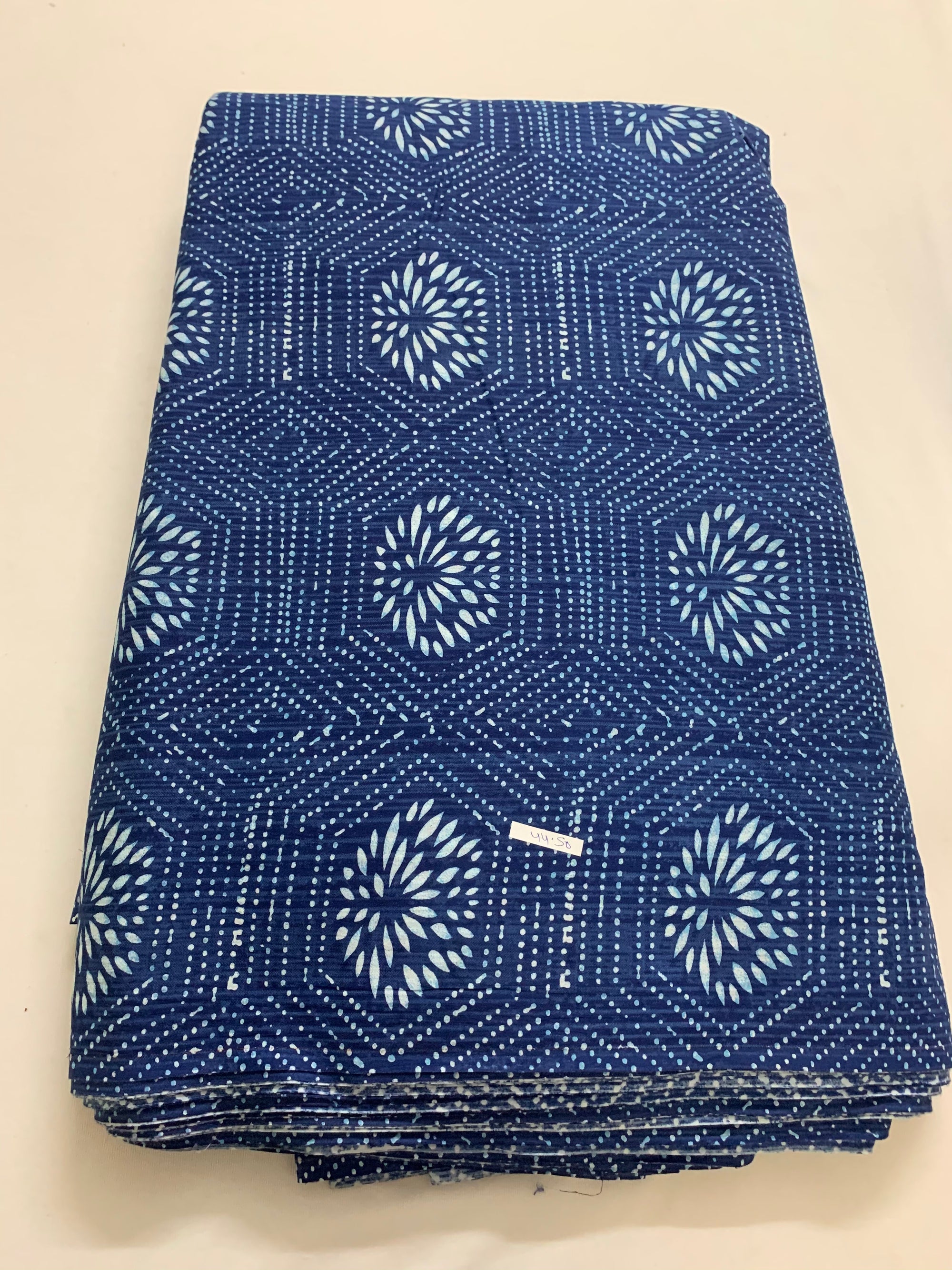 Printed pure cotton fabric