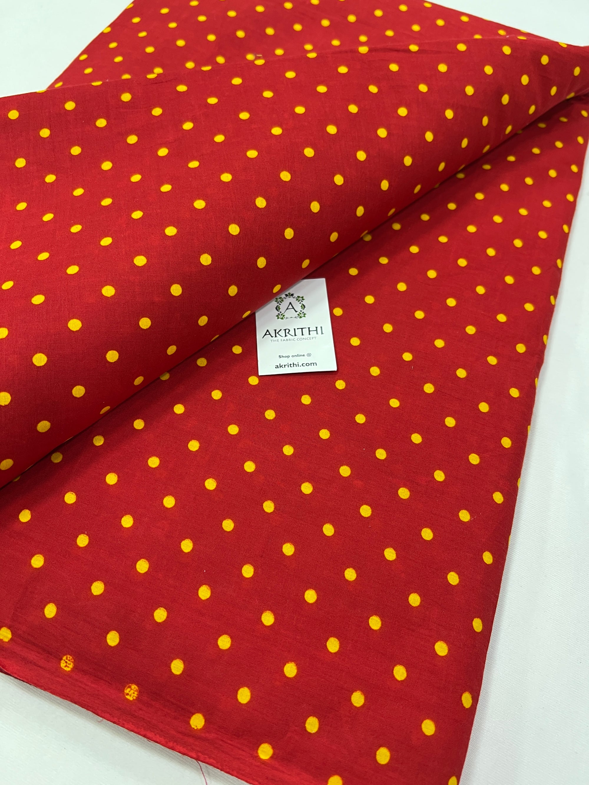 Printed pure cotton fabric