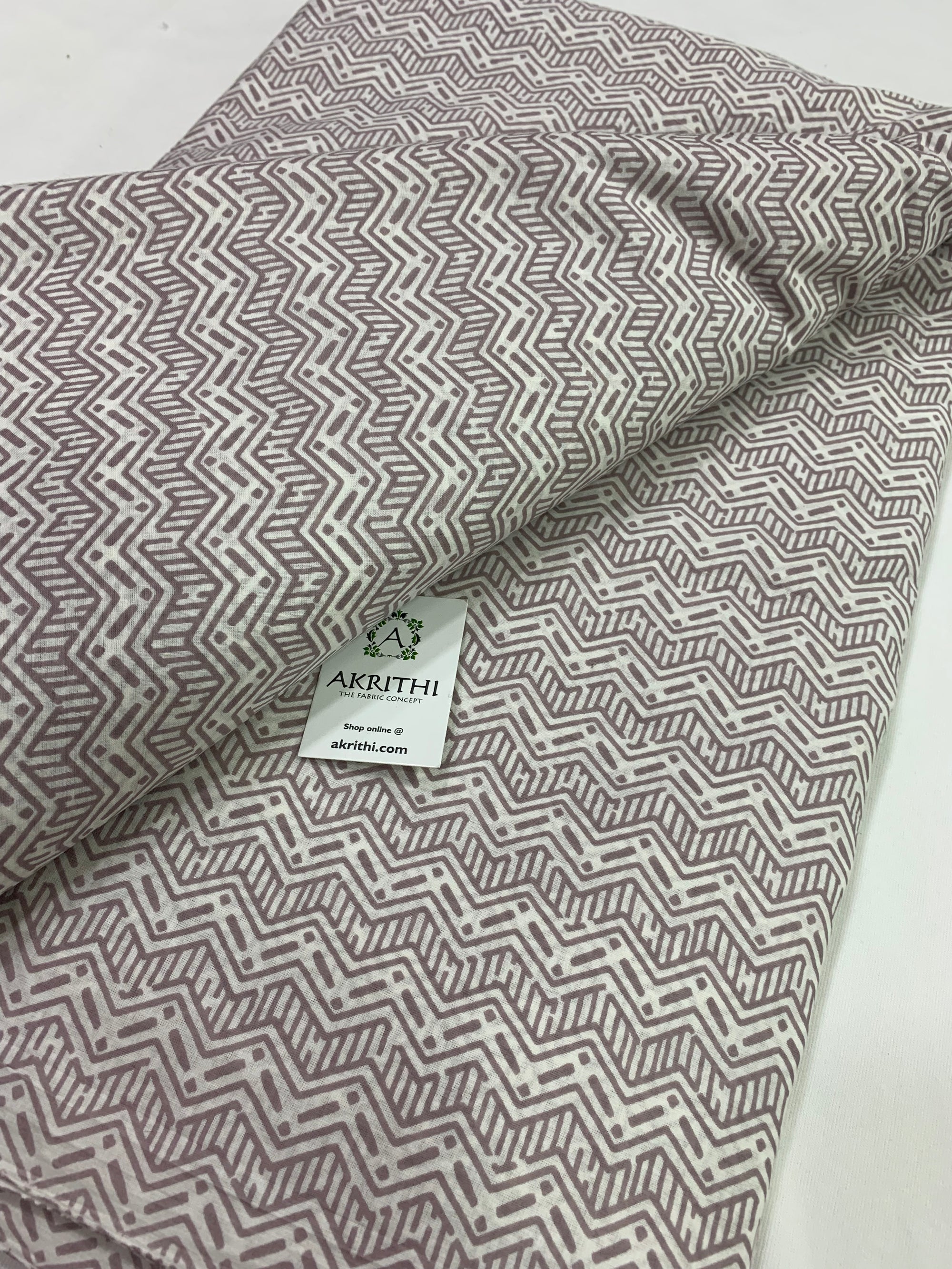 Printed pure cotton fabric