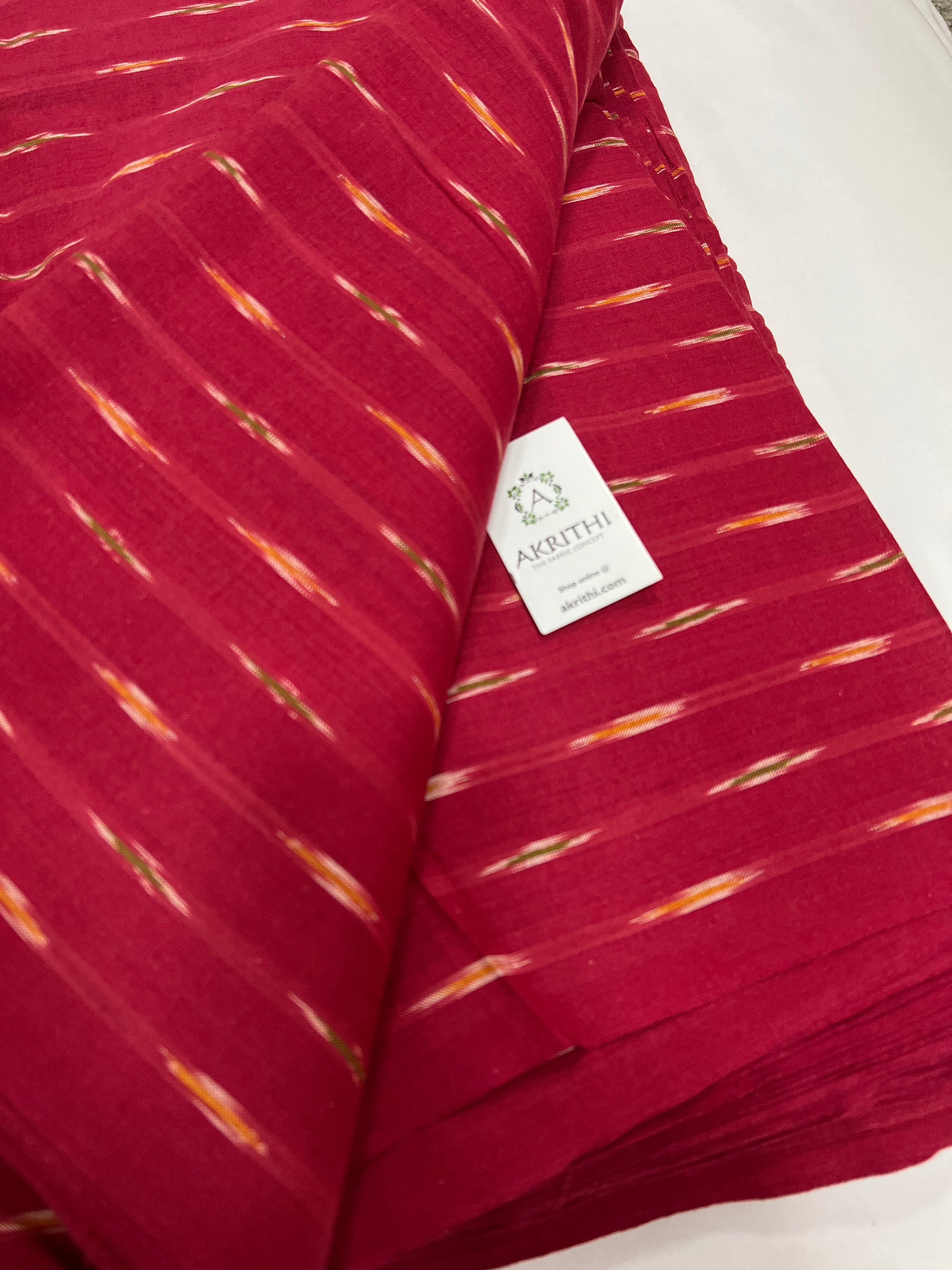 Handloom Ikat pure cotton fabric