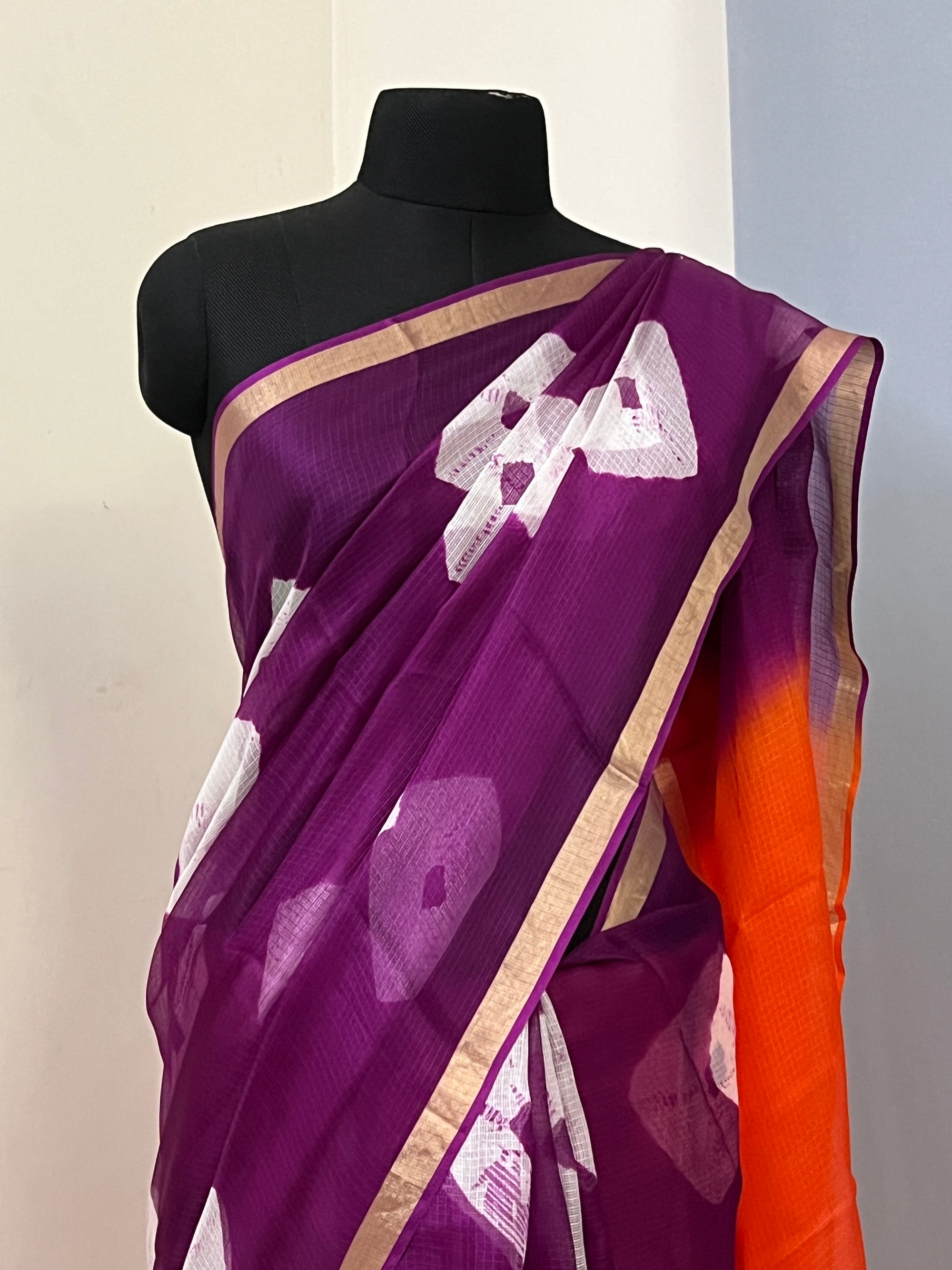 Bandhani pure kota silk saree