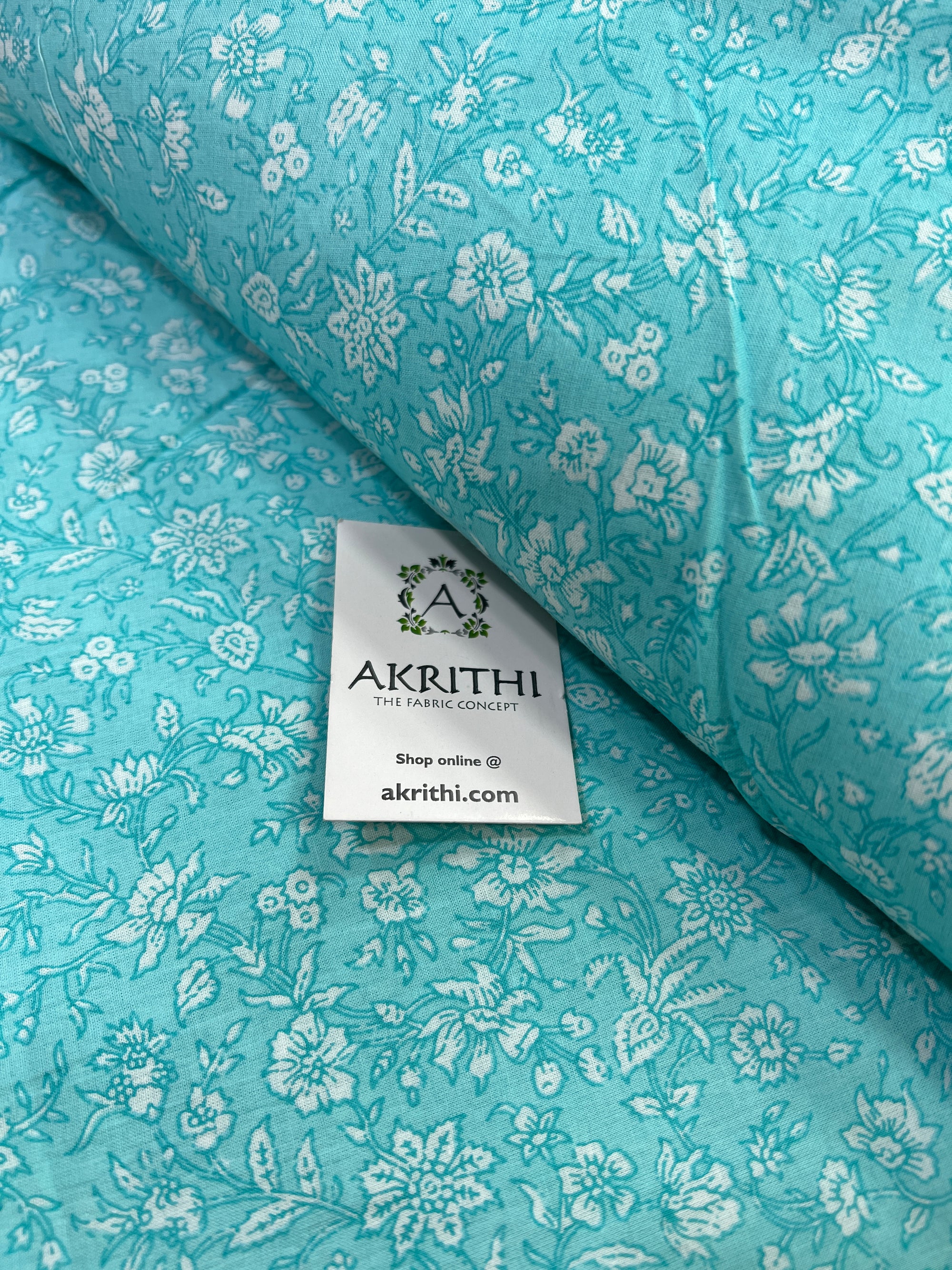 Printed pure cotton fabric