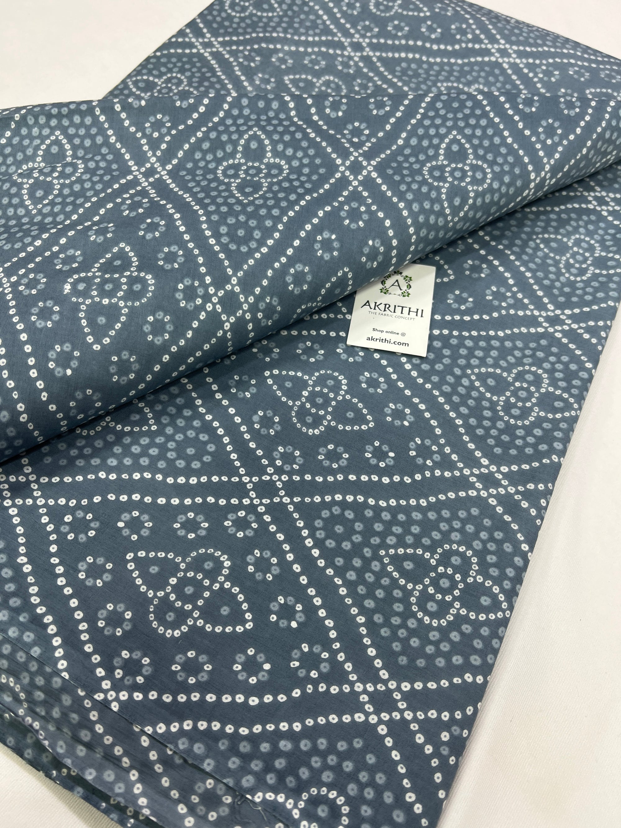 Printed pure cotton fabric