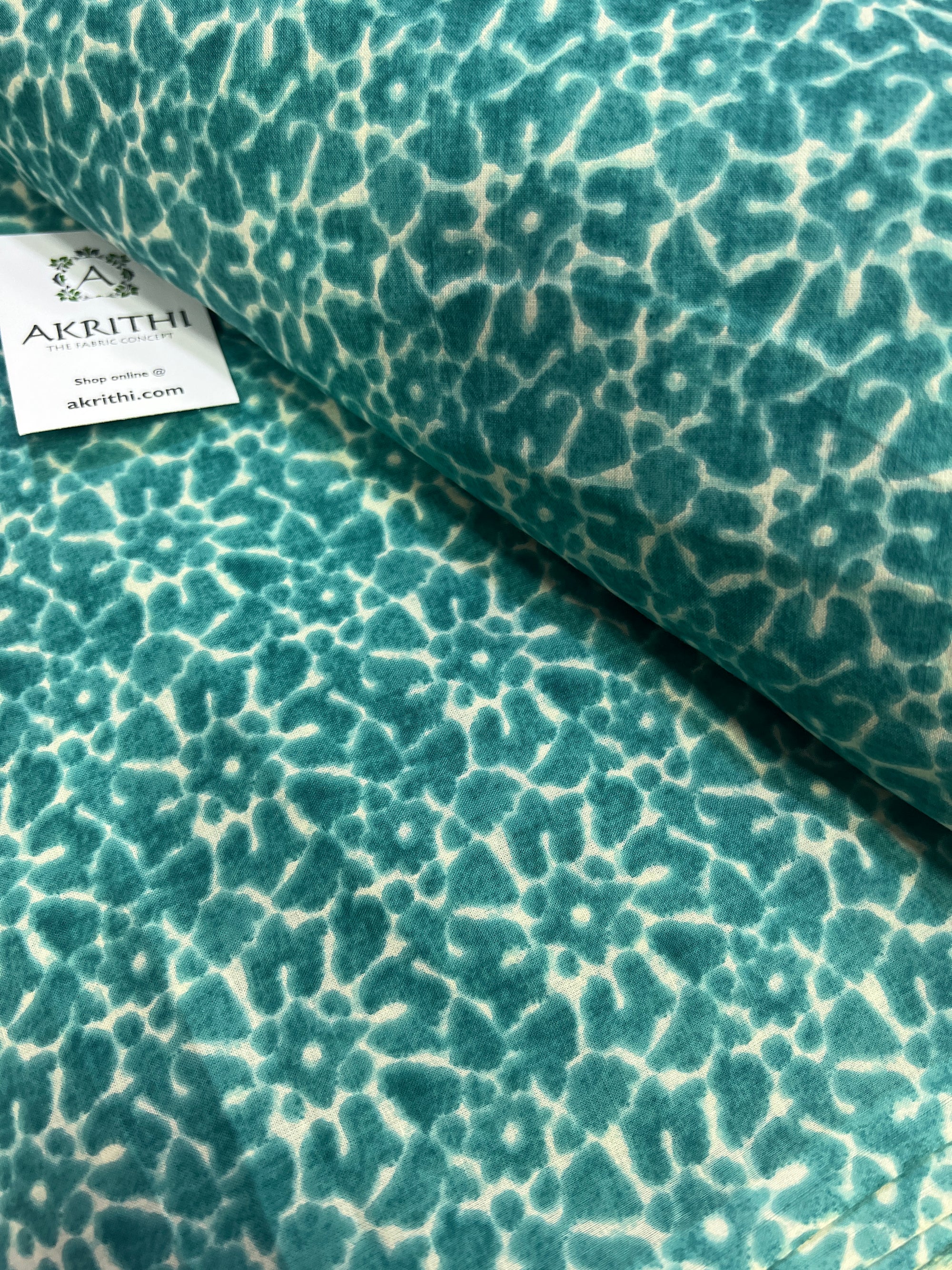 Printed pure cotton fabric