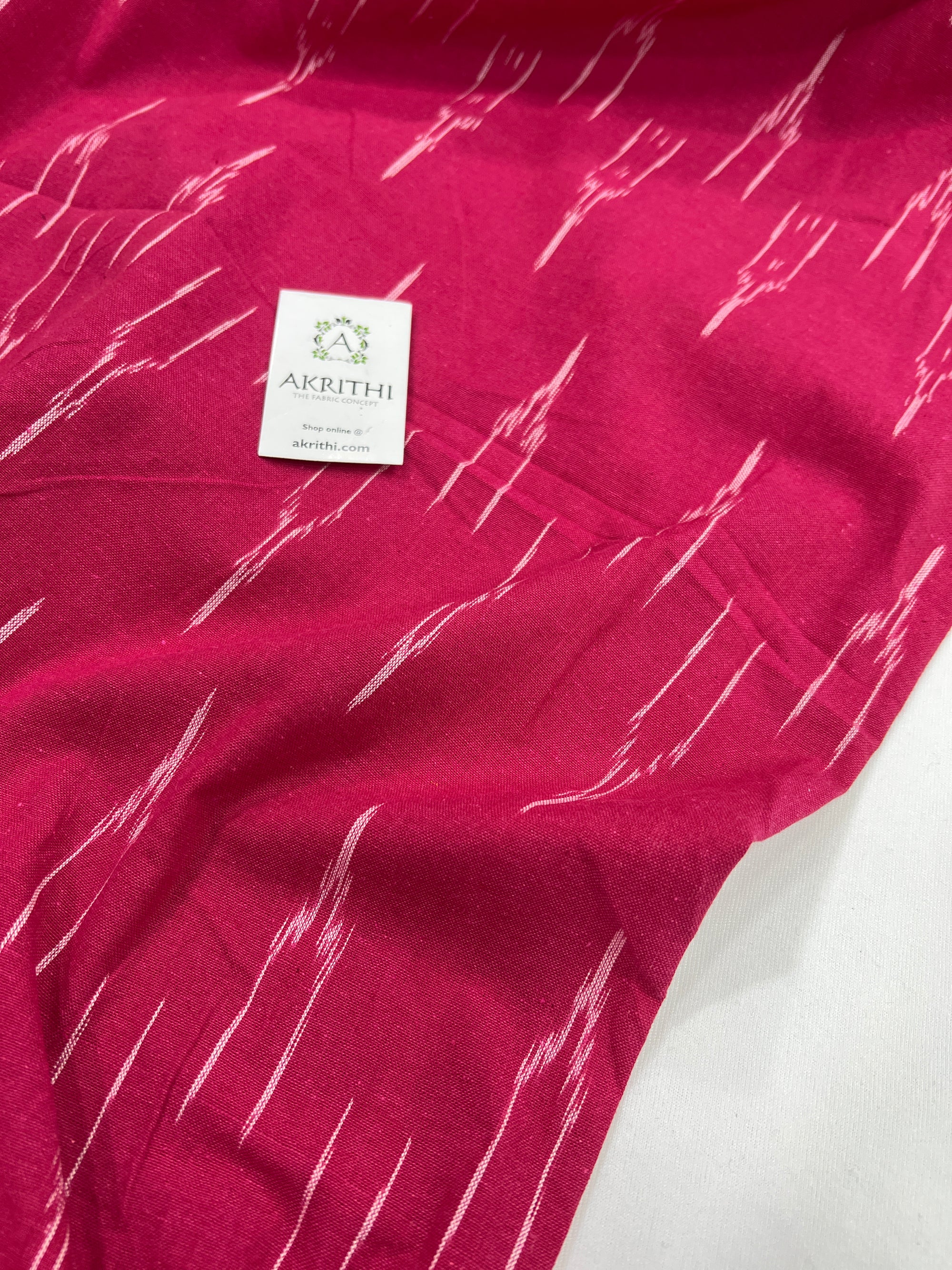 Handloom Ikat pure cotton fabric
