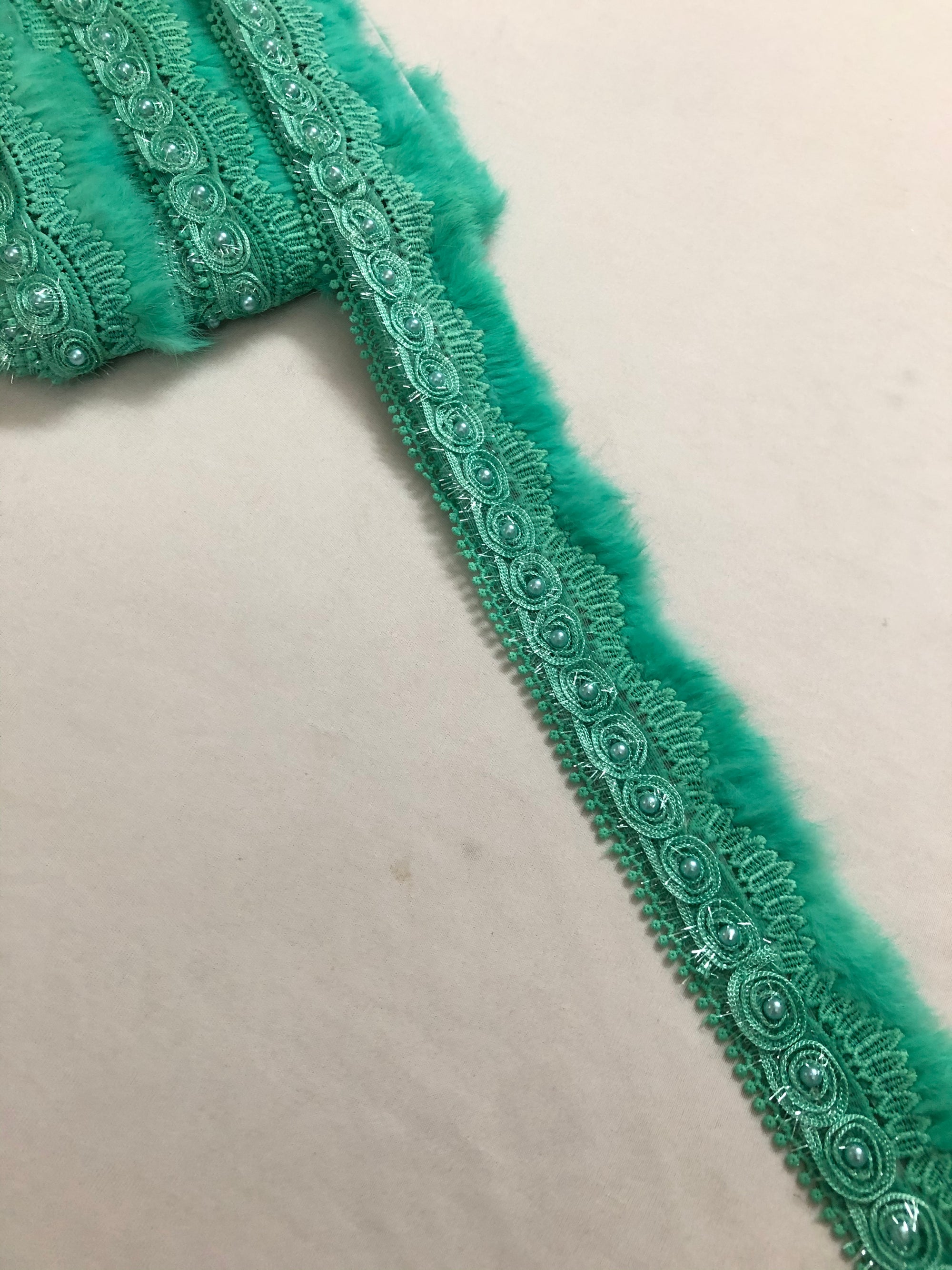 Embroidered lace 9 metres roll