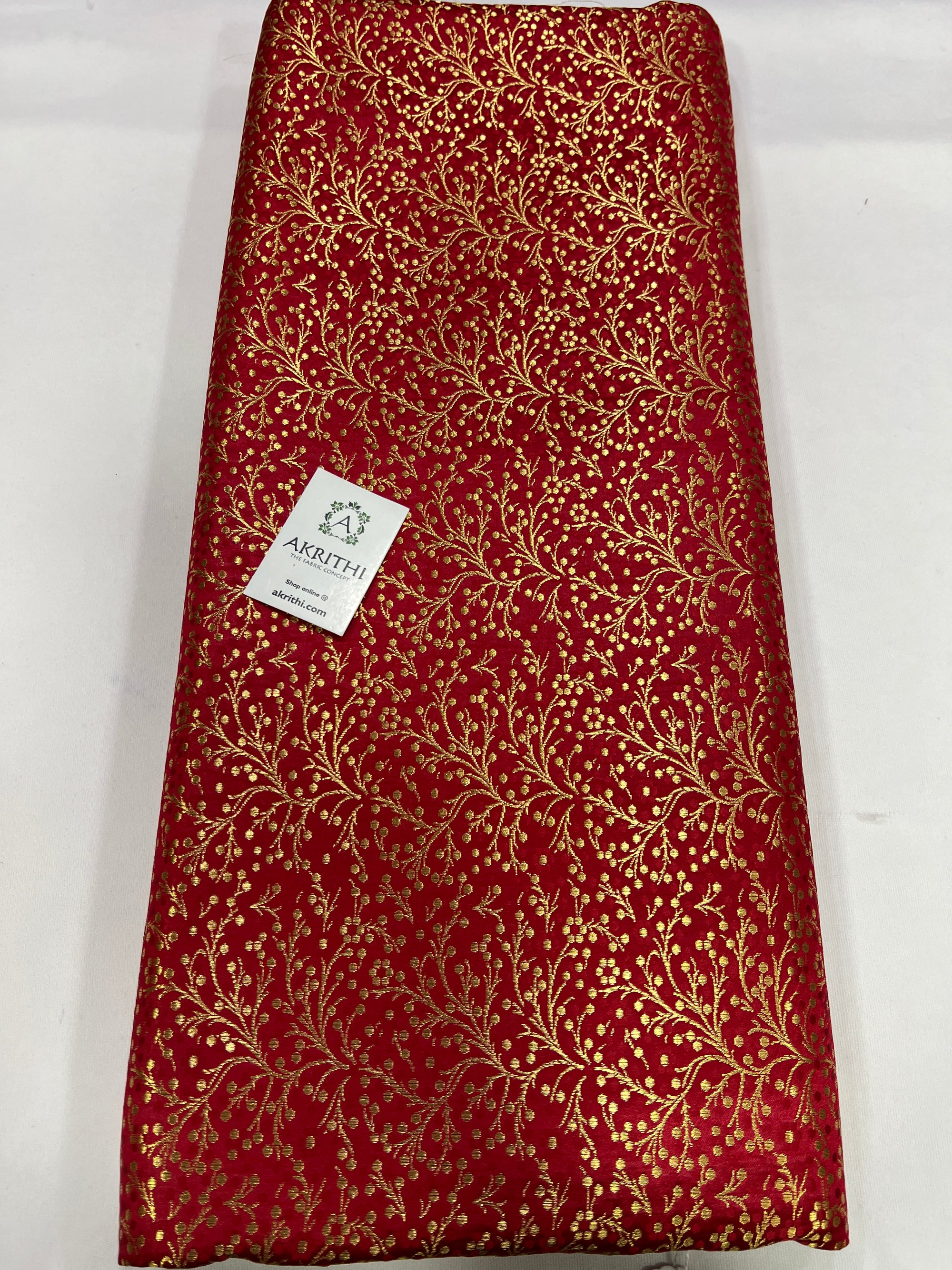 Handloom Banarasi brocade fabric