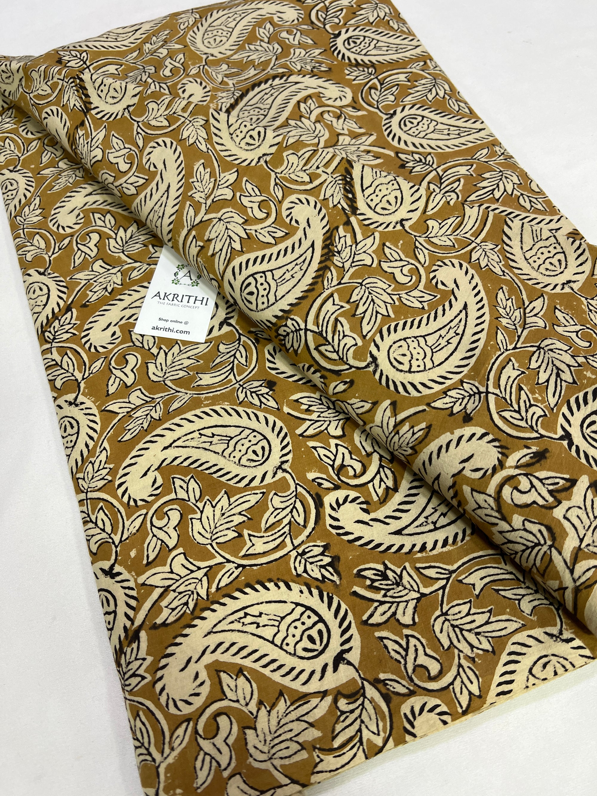 Hand block Printed pure cotton fabric