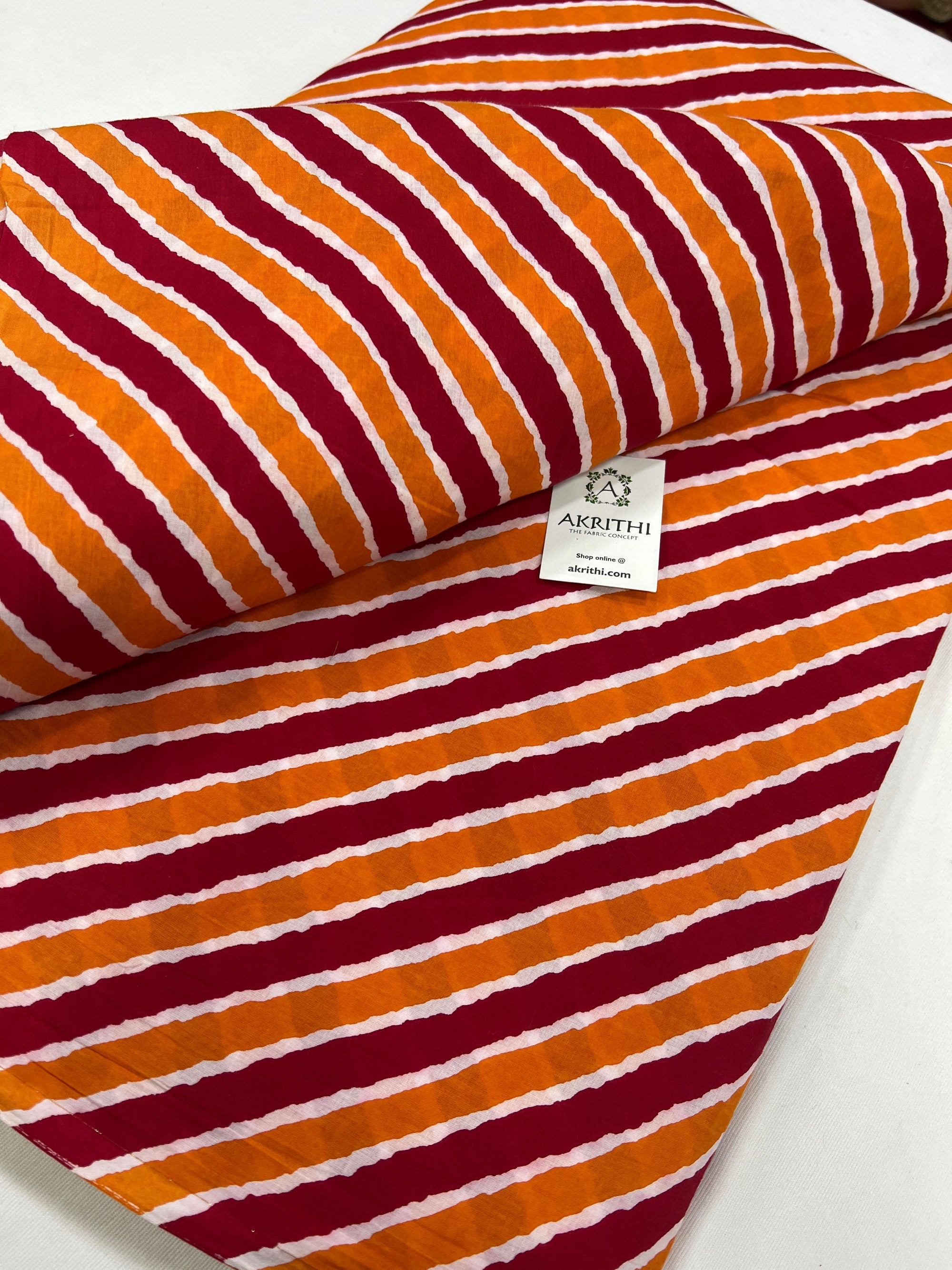 Printed pure cotton fabric