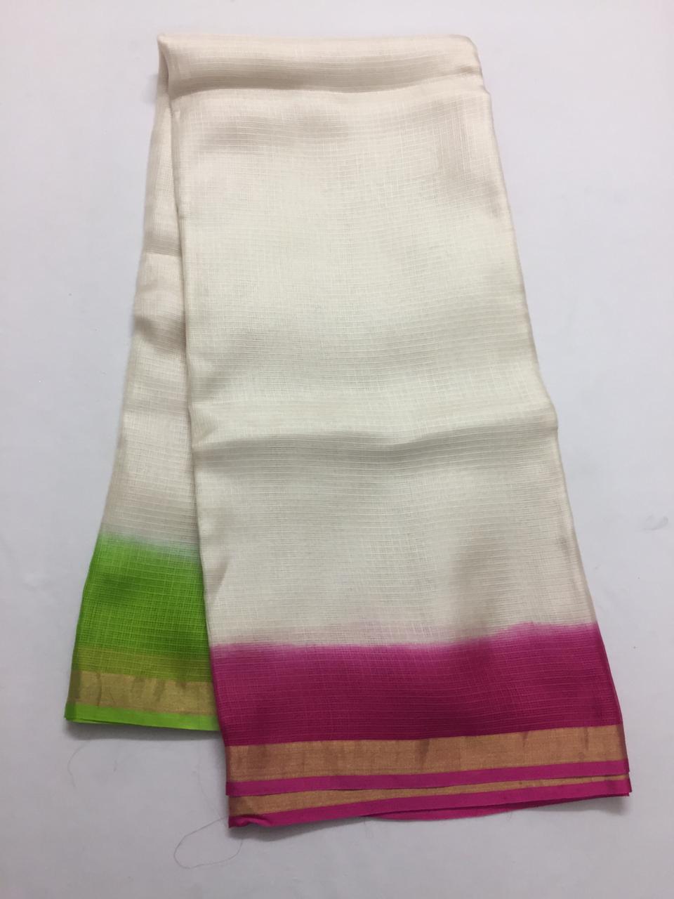 Multishaded Pure kota silk saree
