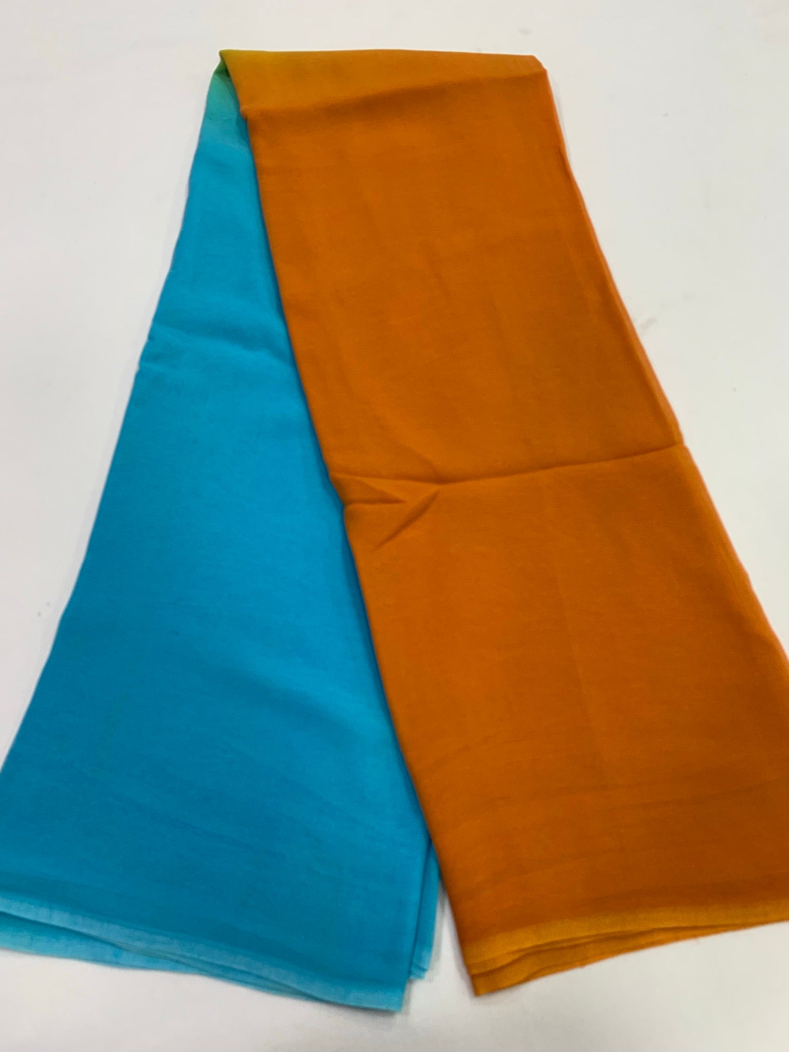 Shaded georgette saree