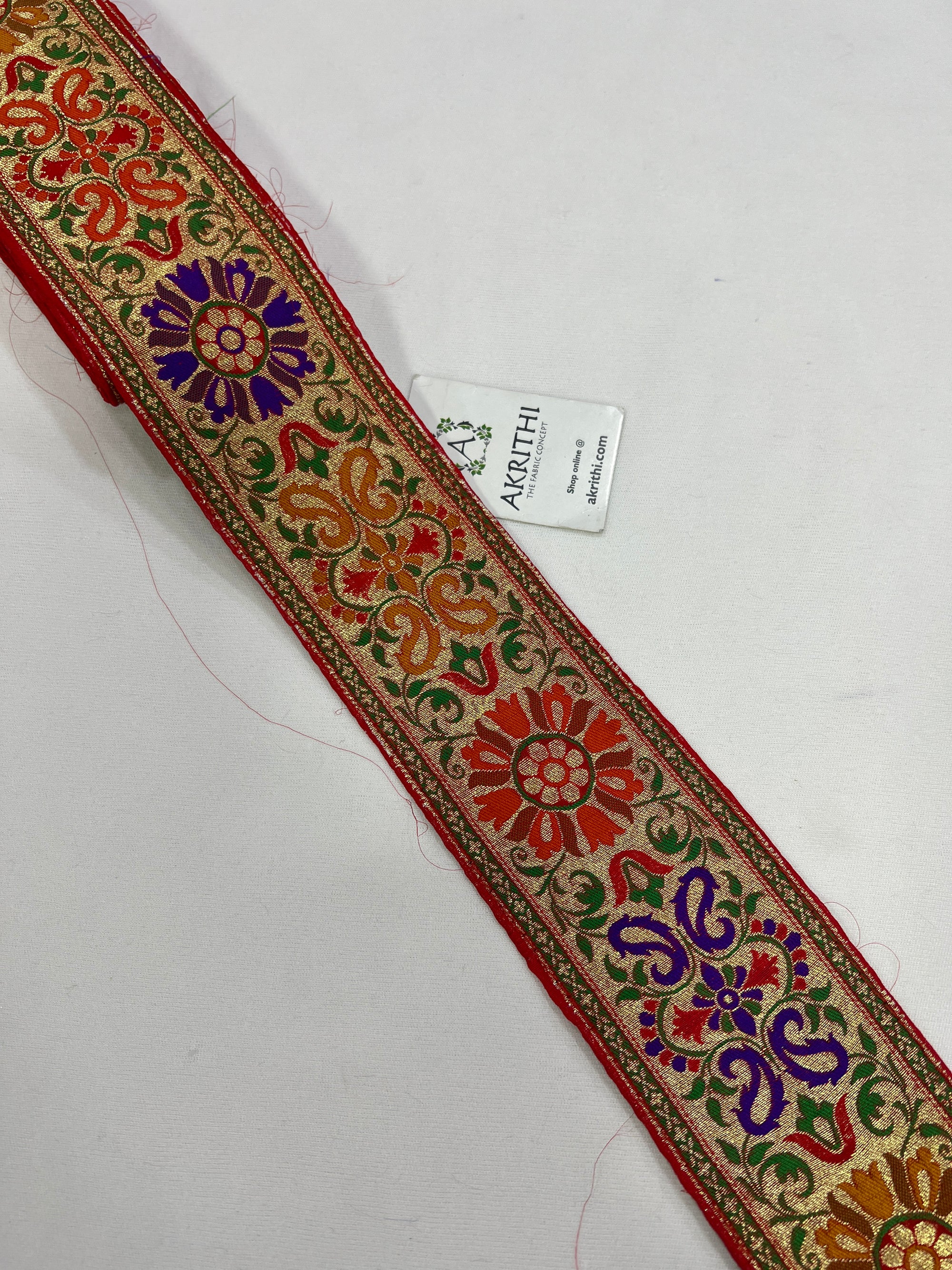 Handloom Banarasi lace 9 metres roll