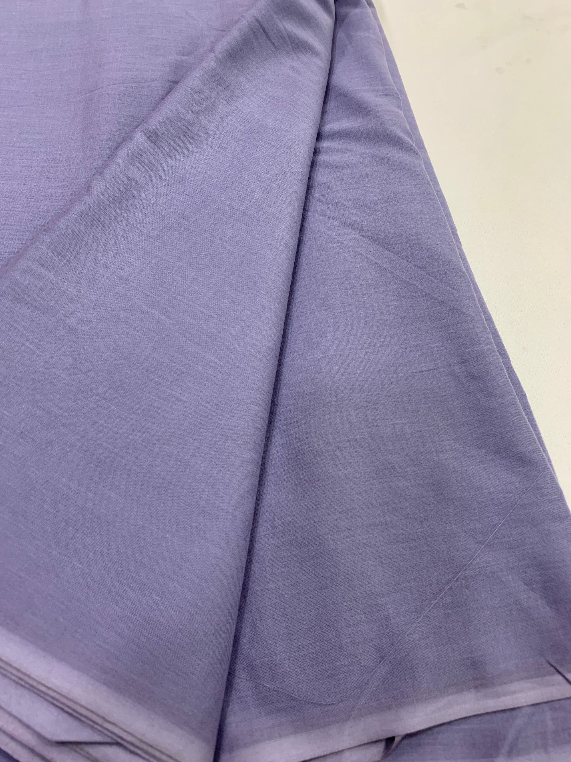 Plain pure mul cotton fabric