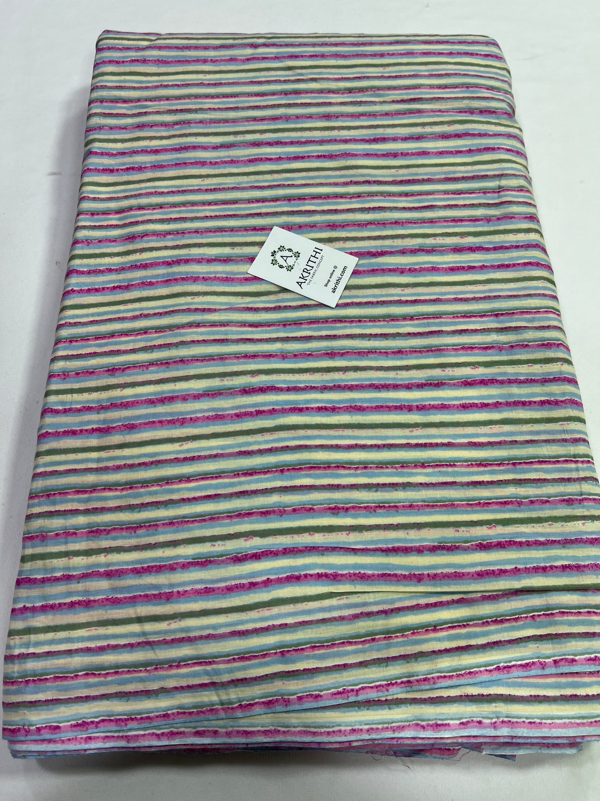 Printed pure cotton fabric