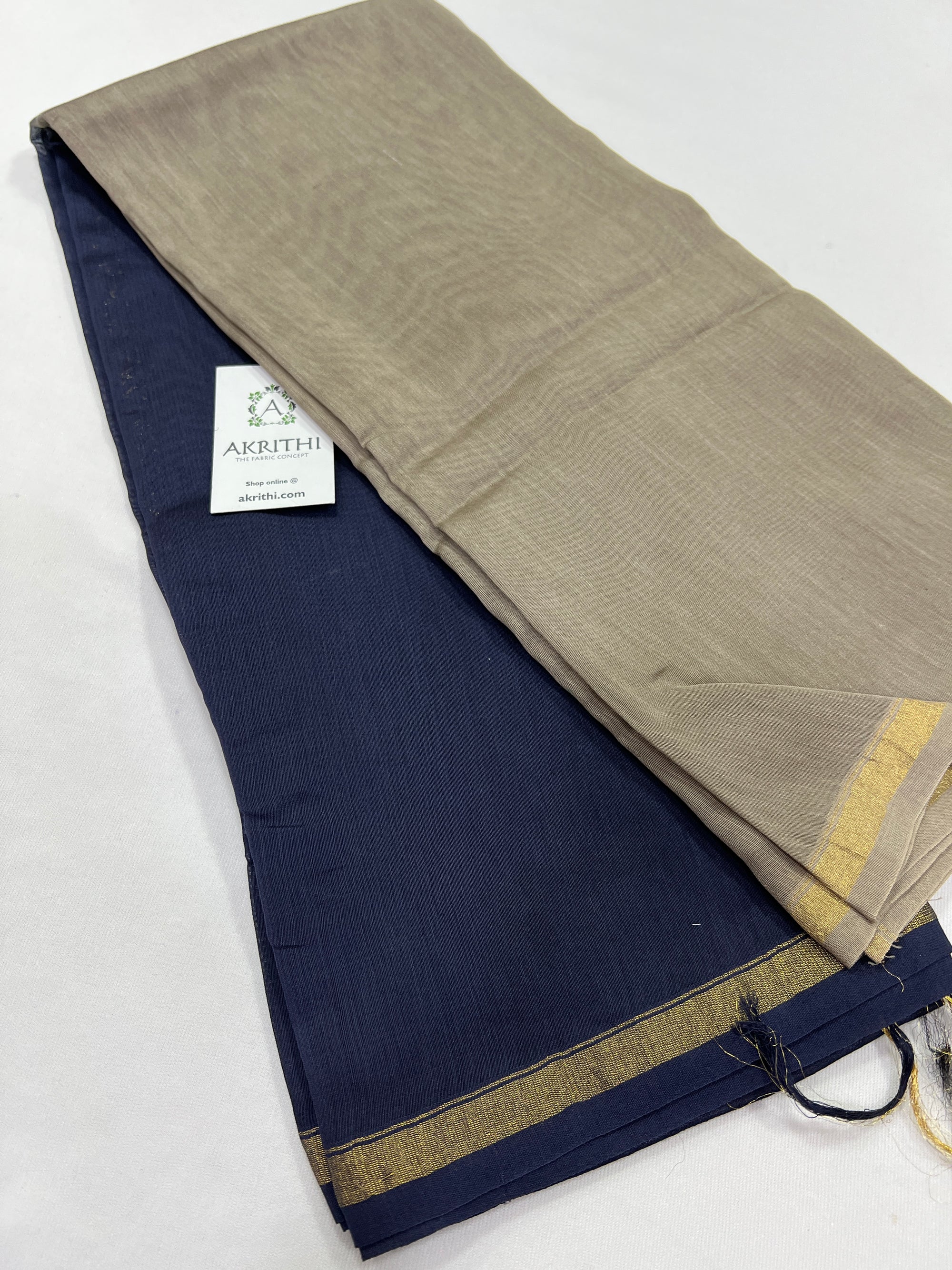 Chanderi shaded fabric