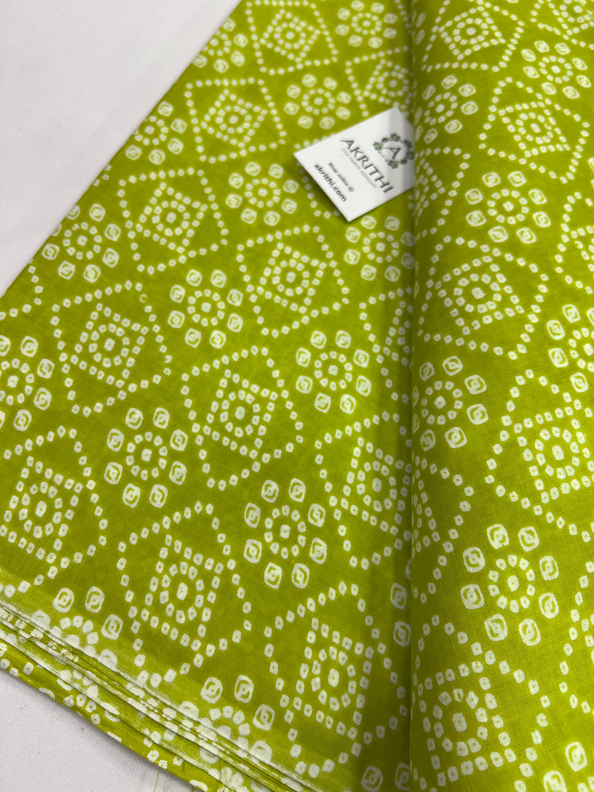 Printed pure cotton fabric